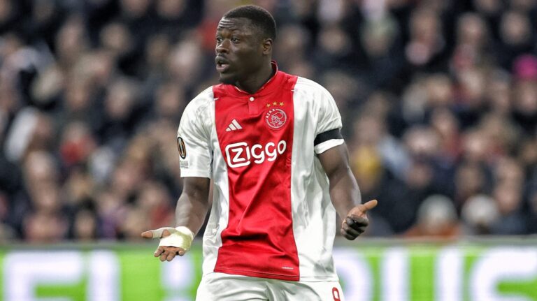 AMSTERDAM, 07-11-2024, JohanCruyff Arena , season 2024 / 2025 , UEFA Europa League match between Ajax and Maccabi Tel Aviv FC 5-0 Ajax player Brian Brobbey (Photo by Pro Shots/Sipa USA)
2024.11.07 Amsterdam
pilka nozna liga Europy
Ajax Amsterdam - Maccabi Tel Aviv
Foto Pro Shots Photo Agency/SIPA USA/PressFocus

!!! POLAND ONLY !!!