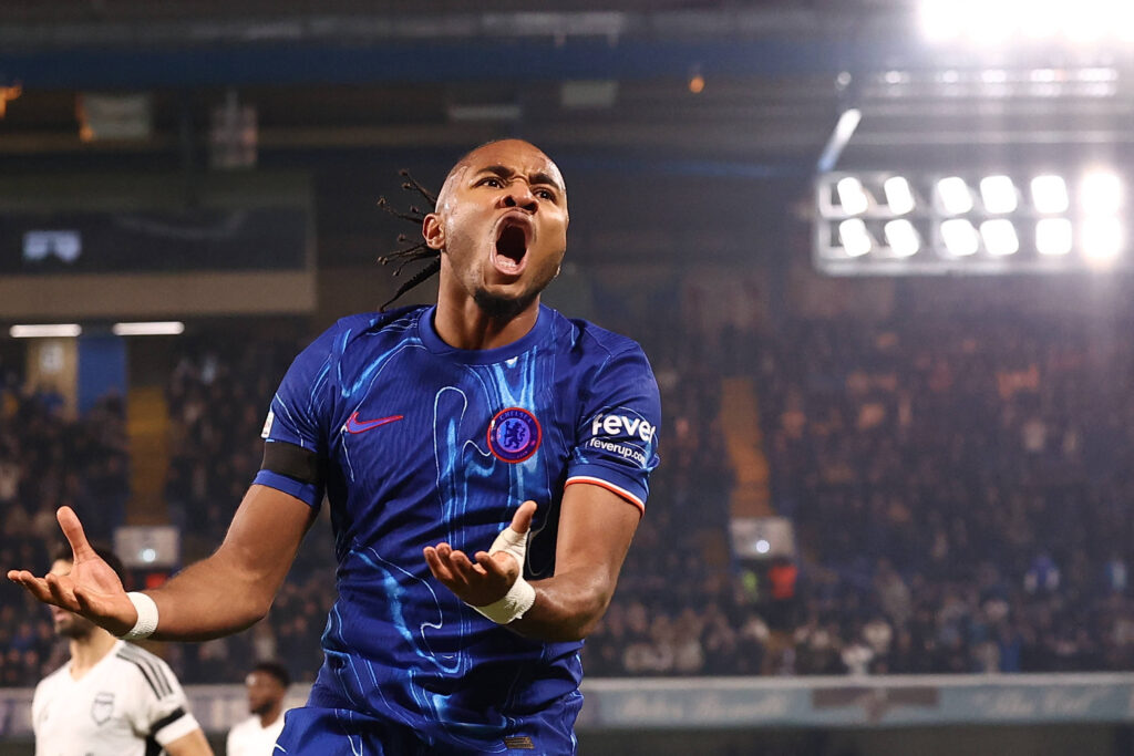 Chelsea v FC Noah Europa Conference League 07/11/2024. Christopher Nkunku of Chelsea is dejected during the Europa Conference League match between Chelsea and FC Noah at Stamford Bridge, London, England on 7 November 2024. London Stamford Bridge Greater London England Editorial use only , Copyright: xPaulxPhelanx PSI-20777-0119
2024.11.07 Londyn
pilka nozna liga konferencji europy
Chelsea - FC Noah
Foto IMAGO/PressFocus

!!! POLAND ONLY !!!