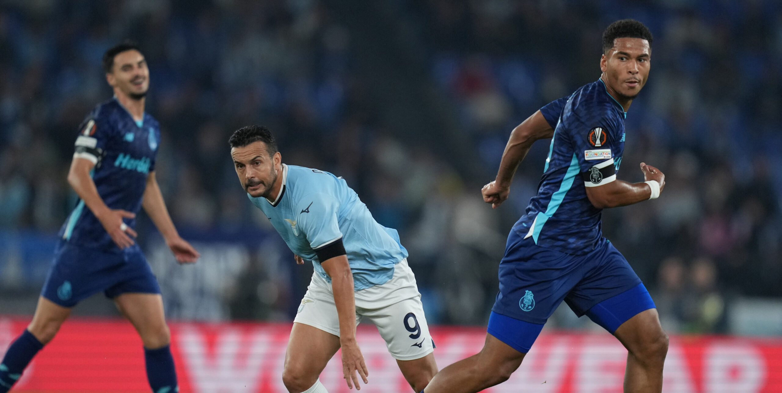 Lazio’s Pedro Porto’s Danny Namaso during the UEFA Europa League single group between Lazio and Porto at the Olympic Stadium in Rome, Italy - Thursday 7 November 2024 - Sport Soccer (photo by Alfredo Falcone/LaPresse) (Photo by Alfredo Falcone/LaPresse/Sipa USA)
2024.11.07 Roma
pilka nozna liga europy
S.S. Lazio - FC porto
Foto Alfredo Falcone/LaPresse/SIPA USA/PressFocus

!!! POLAND ONLY !!!