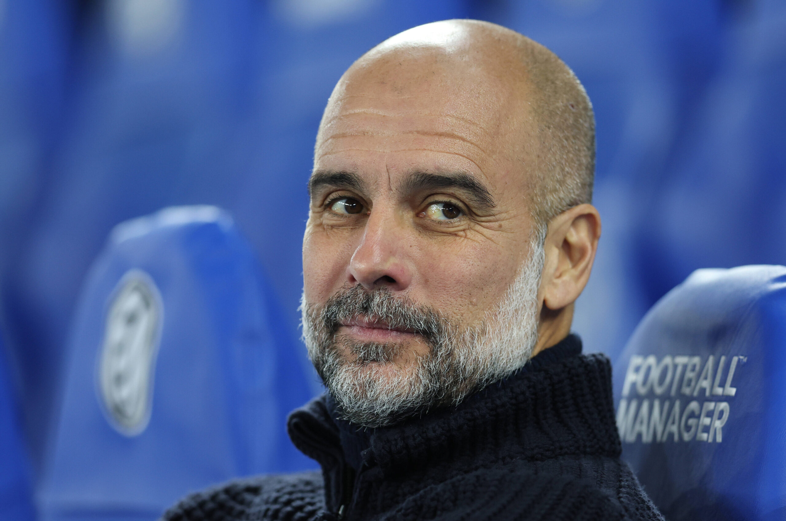 Brighton and Hove, England, 9th November 2024. Pep Guardiola, head coach of Manchester City during the Premier League match at the AMEX Stadium, Brighton and Hove. Picture credit should read: PaunTerry / Sportimage EDITORIAnUSE ONLY. No use with unauthorised audio, video, data, fixture lists, club/league logos or live services. Online in-match use limited to 120 images, no video emulation. No use in betting, games or single club/league/player publications. SPI-3444-0089
2024.11.09 
pilka nozna
liga angielska
Foto IMAGO/PressFocus

!!! POLAND ONLY !!!