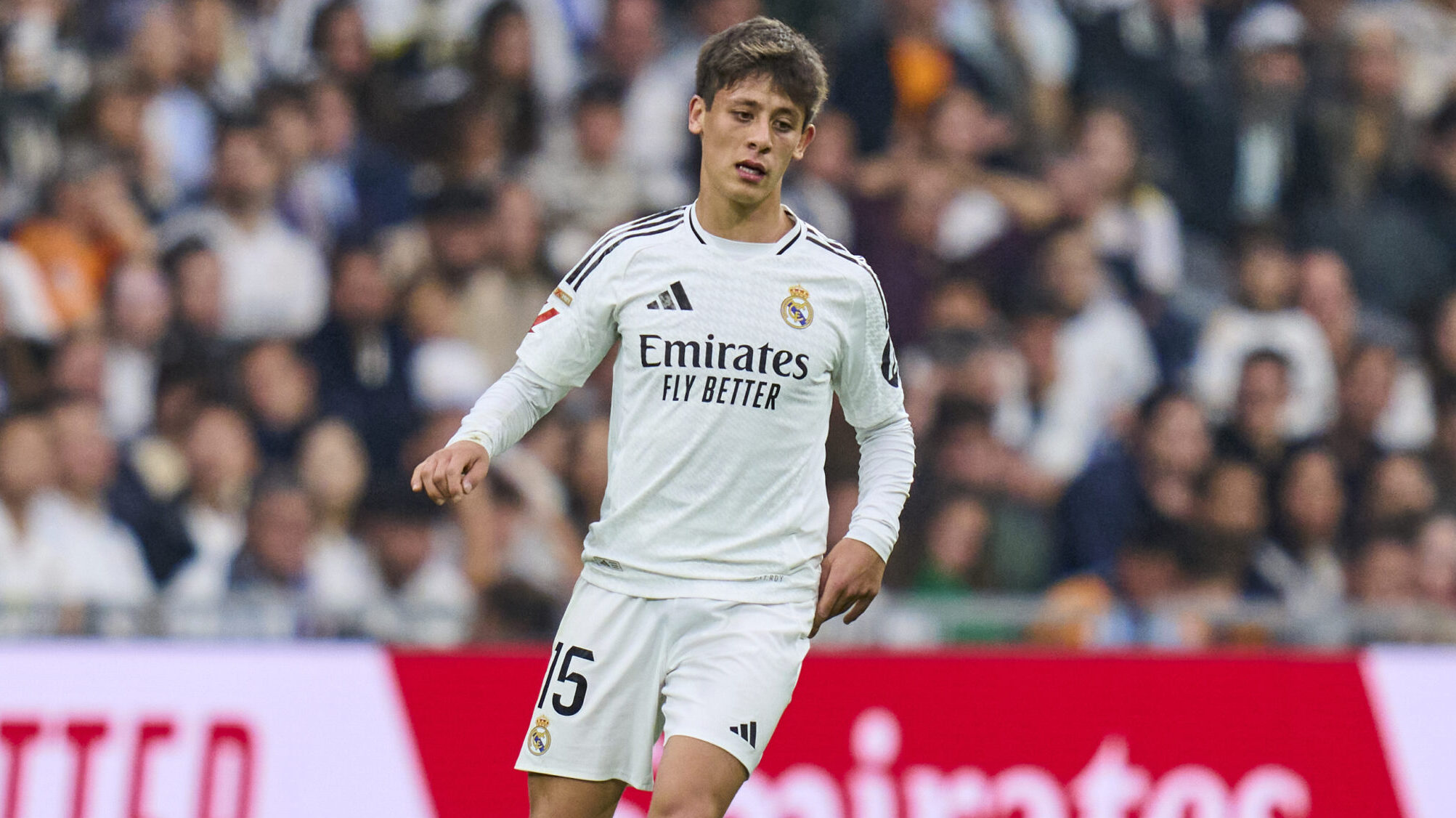 Arda Guler of Real Madrid CF during the La Liga EA Sports match between Real Madrid CF and CA Osasuna played at Santiago Bernabeu Stadium on November 09, 2024 in Madrid, Spain. (Photo by Cesar Cebolla / PRESSINPHOTO)
2024.11.09 Madryt
pilka nozna liga hiszpanska
Real Madryt - CA Osasuna
Foto pressinphoto/SIPA USA/PressFocus

!!! POLAND ONLY !!!