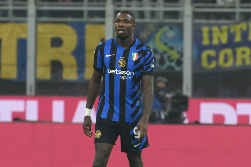 Marcus Thuram of FC Internazionale look  during the Serie A Enelive match between FC Internazionale vs SSC Napoli at Giuseppe Meazza Stadium on november 10, 2024 in Milan, italy (Photo by Agostino Gemito/Pacific Press/Sipa USA)
2024.11.10 Mediolan
pilka nozna liga wloska
Inter Mediolan - SSC Napoli
Foto Agostino Gemito/Pacific Press/SIPA USA/PressFocus

!!! POLAND ONLY !!!