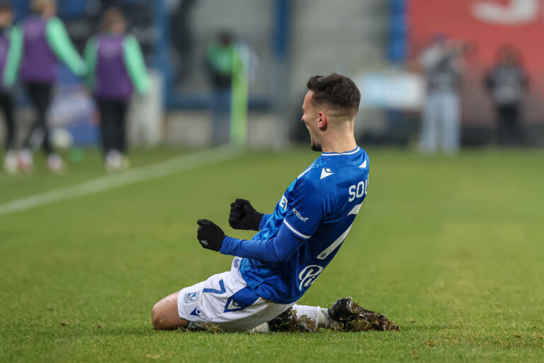 2024.11.10 Poznan
Pilka nozna Ekstraklasa sezon 2024/2025
Lech Poznan -  Legia Warszawa
N/z Afonso Sousa gol radosc bramka
Foto Pawel Jaskolka / PressFocus

2024.11.10 Poznan
Football Polish Ekstraklasa season 2024/2025
Lech Poznan - Legia Warszawa
Credit: Pawel Jaskolka / PressFocus