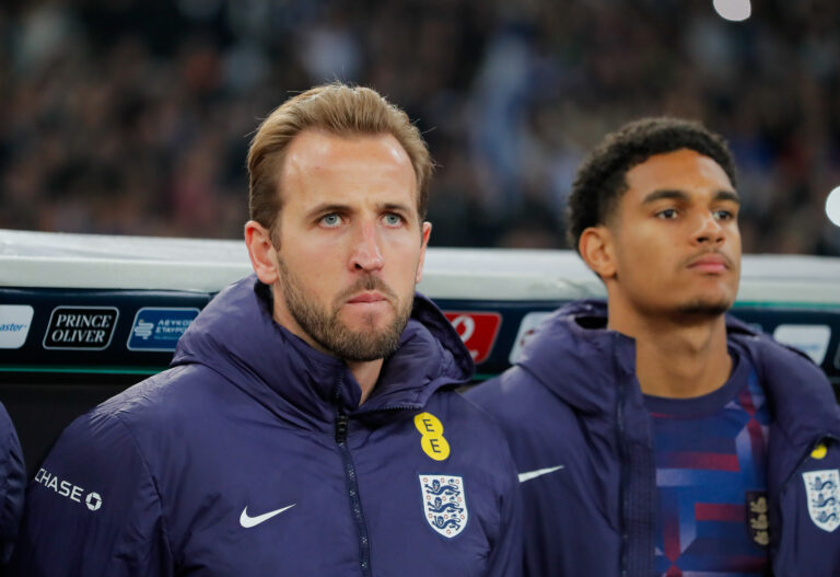 Harry Kane  of England during the UEFA Nations League match at Olympic Stadium, Athens
Picture by Yannis Halas/Focus Images Ltd +353 8725 82019
14/11/2024
2024.11.14 Ateny
pilka nozna Liga Narodow
Grecja - Anglia
Foto Yannis Halas/Focus Images/MB Media/PressFocus

!!! POLAND ONLY !!!