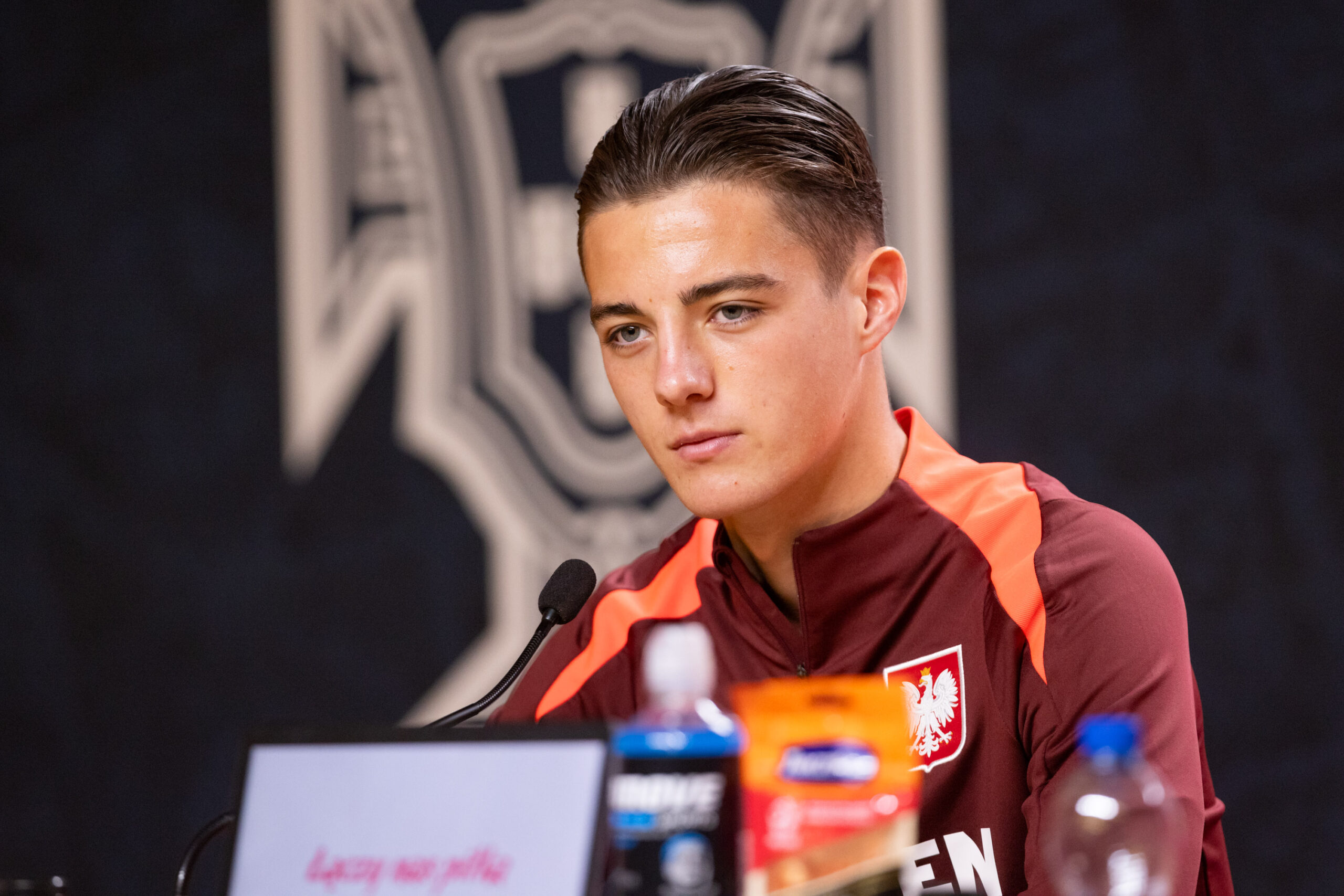 2024.11.14 Porto
pilka nozna UEFA Liga Narodow
Trening i konferencja przed Portugalia - Polska
N/z Kacper Urbanski
Foto Marcin Karczewski / PressFocus

2024.11.14 Warsaw
Football - UEFA Nations League
Portugal - Poland
Kacper Urbanski
Credit: Marcin Karczewski / PressFocus