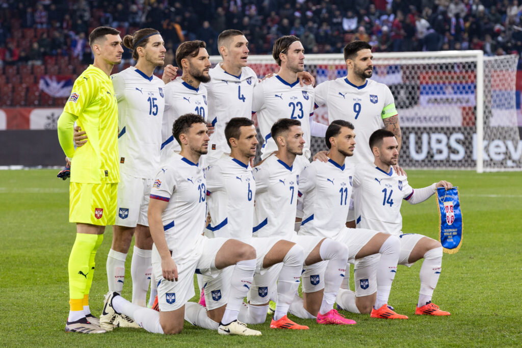 ZURICH, SWITZERLAND - NOVEMBER 15: team photo Serbia during the UEFA Nations League 2024/25 League A Group A4 match between Switzerland and Serbia at Letzigrung Stadium on November 15, 2024 in Zurich, Switzerland.  (Photo by Pascal Kesselmark/Just Pictures/Sipa USA)
2024.11.15 Zurich
pilka nozna , liga narodow
Szwajcaria - Serbia
Foto Pascal Kesselmark/Just Pictures/SIPA USA/PressFocus

!!! POLAND ONLY !!!