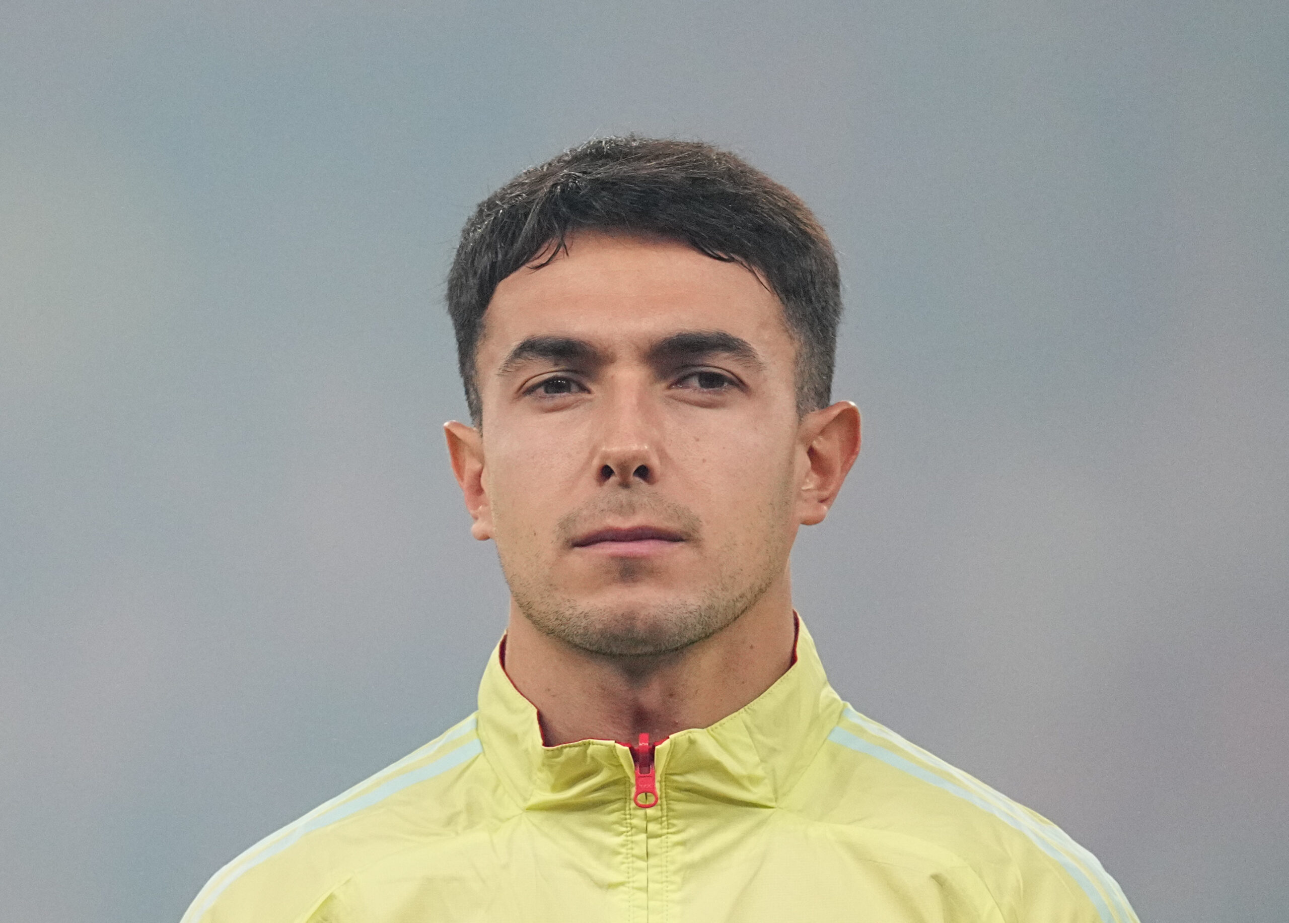 November 15 2024: Martin Zubimendi of Spain  looks on during a UEFA Nations League game, Denmark vs Spain, at Parken, Copenhagen, Denmark. Ulrik Pedersen/CSM/Sipa USA (Credit Image: © Ulrik Pedersen/Cal Sport Media/Sipa USA)
2024.11.15 Kopenhaga
pilka nozna liga narodow
Dania - Hiszpania
Foto Ulrik Pedersen/Cal Sport Media/SIPA USA/PressFocus

!!! POLAND ONLY !!!