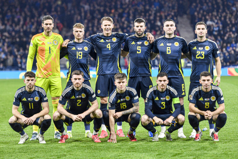 Team of Scotland during the UEFA Nations League Group A match at Hampden Park, Glasgow
Picture by Jamie Johnston/Focus Images Ltd 07714373795
15/11/2024

15.11.2024 Glasgow
pilka nozna liga narodow
Szkocja - Chorwacja
Foto Jamie Johnston  / Focus Images / MB Media / PressFocus 
POLAND ONLY!!