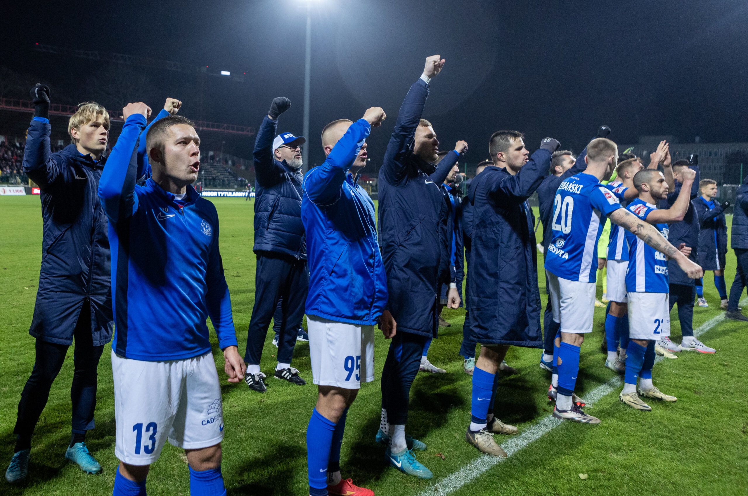 2024.11.24 Warszawa
pilka nozna 1 Liga sezon 2024/2025
Polonia Warszawa - Ruch Chorzow
N/z PIlkarze Ruchu po meczu
Foto Tomasz Jastrzebowski / Foto Olimpik / PressFocus

2024.11.24 Warszawa
Football - Polish 1st Division season 2024/2025
Polonia Warszawa - Ruch Chorzow
PIlkarze Ruchu po meczu
Credit: Tomasz Jastrzebowski / Foto Olimpik / PressFocus