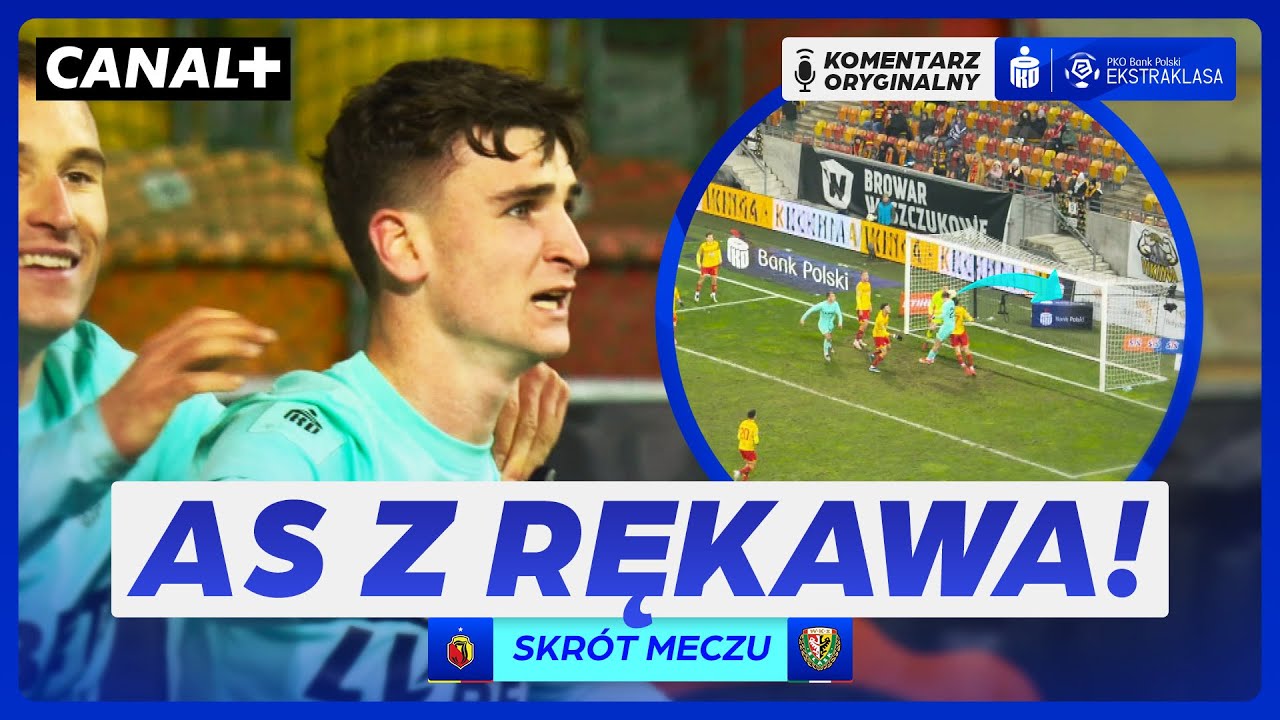 SKRÓT MECZU: Jagiellonia Białystok 2:2 Śląsk Wrocław