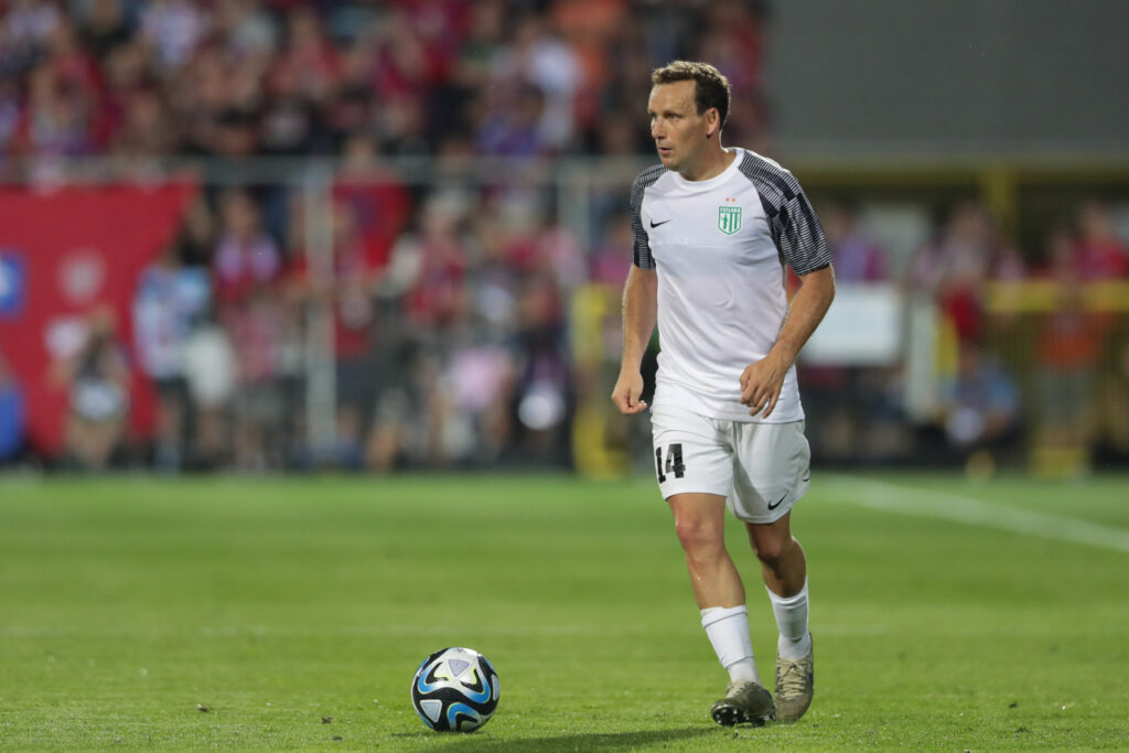 July 11, 2023, Czestochowa, Poland: Konstantin Vassiljev of Flora Tallinn seen in action during the Eliminations UEFA Champions League 2023/2024 football match between Rakow Czestochowa and Flora Tallinn at Rakow City Football Stadium. .Final score; Rakow Czestochowa 1:0 Flora Tallinn.,Image: 789810785, License: Rights-managed, Restrictions: , Model Release: no, Credit line: Grzegorz Wajda / Zuma Press / Forum