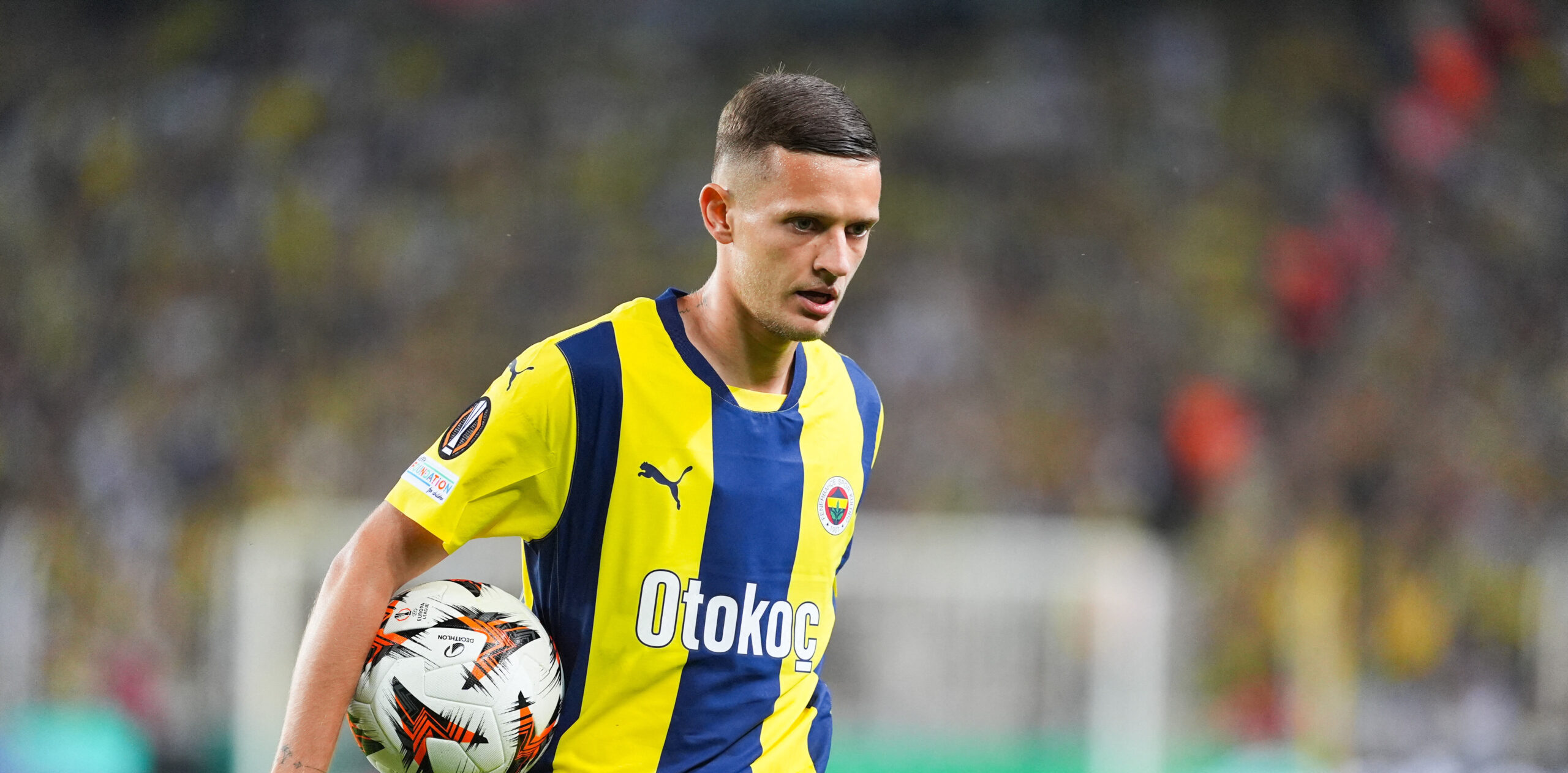 ISTANBUL, TURKIYE - SEPTEMBER 26: Sebastian Szymanski of Fenerbahce competes during the UEFA Europa League first-week match between Fenerbahce and Union Saint-Gilloise at Ulker Fenerbahce Sukru Saracoglu Stadium in Istanbul, Turkiye on September 26, 2024. Agit Erdi Ulukaya / Anadolu/ABACAPRESS.COM,Image: 912304928, License: Rights-managed, Restrictions: , Model Release: no, Credit line: AA/ABACA / Abaca Press / Forum