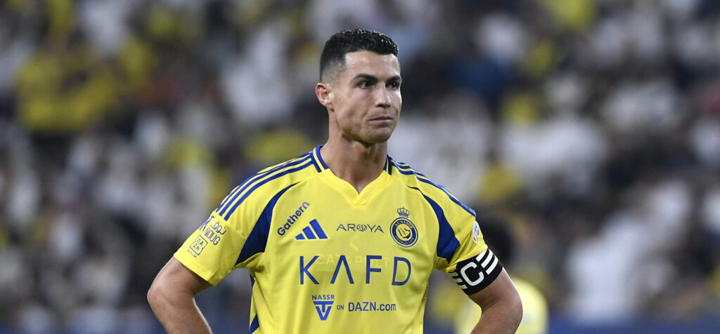 Soccer Football - Saudi Pro League - Al Nassr v Al Qadsiah - Al Awwal Park, Riyadh, Saudi Arabia - November 22, 2024 Al Nassr&#039;s Cristiano Ronaldo looks dejected,Image: 937617981, License: Rights-managed, Restrictions: , Model Release: no, Credit line: Stringer / Reuters / Forum