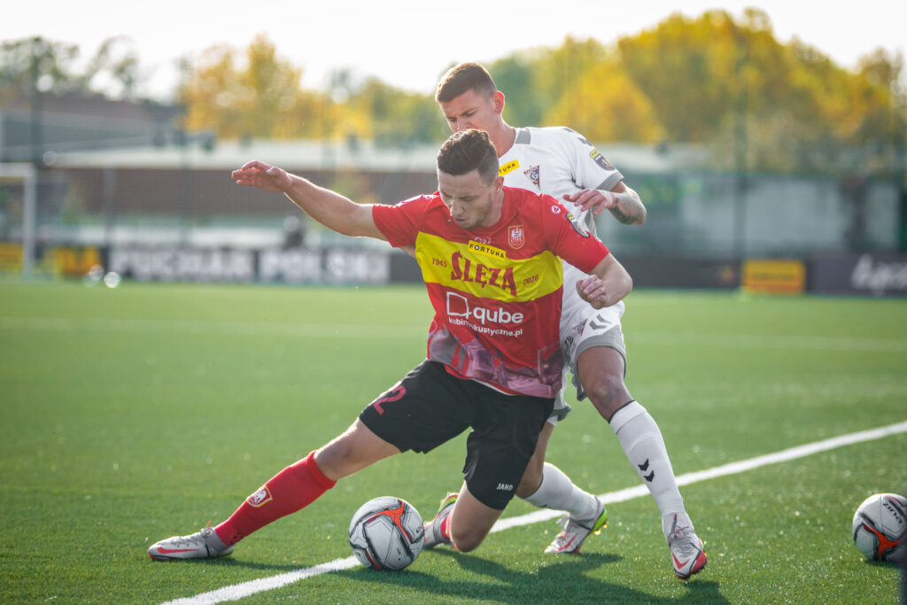 2021.10.27 Wroclaw
Pilka nozna Fortuna Puchar Polski sezon 2021/2022 Sleza Wroclaw - Gornik Zabrze
N/z Hubert Muszynski
Foto Mateusz Porzucek / PressFocus

2021.10.27 Wroclaw
Football Polish Fortuna Poland Cup season 2021/2022  Sleza Wroclaw - Gornik Zabrze
Hubert Muszynski
Credit: Mateusz Porzucek / PressFocus