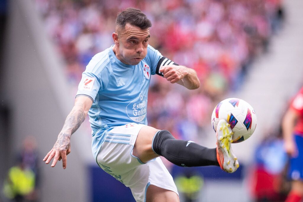 Spain La Liga soccer match Atletico Madrid vs Celta at Civitas Metropolitano Stadium in Madrid, 12 May 2024
Iago Aspas

(Photo by Cordon Press/Sipa USA)
2024.05.12 Madryt
pilka nozna liga hiszpanska
Atletico Madryt - Celta Vigo
Foto Cordon Press/SIPA USA/PressFocus

!!! POLAND ONLY !!!