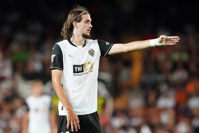 Valencia CF&#039;s Yarek Gasiorowski during La Liga match. August 17,2024. (Photo by Acero/Alter Photos/Sipa USA)
2024.08.17 Walencja
pilka nozna liga hiszpanska
Valencia CF - FC Barcelona
Foto Acero/Alter Photos/SIPA USA/PressFocus

!!! POLAND ONLY !!!