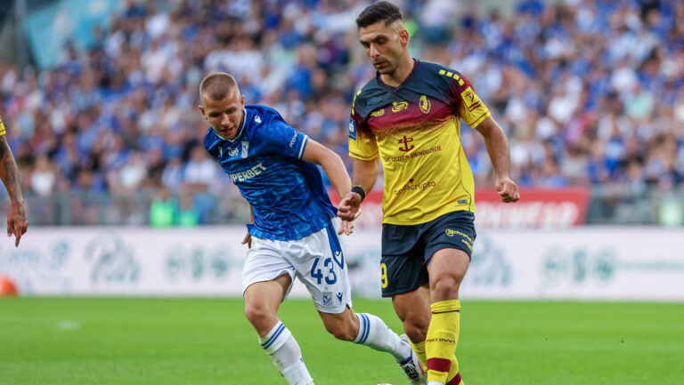 2024.08.25 Poznan
Pilka nozna Ekstraklasa sezon 2024/2025
Lech Poznan - Pogon Szczecin
N/z Antoni Kozubal Efthymios Koulouris
Foto Pawel Jaskolka / PressFocus

2024.08.25 Poznan
Football Polish Ekstraklasa season 2024/2025
Lech Poznan - Pogon Szczecin
Credit: Pawel Jaskolka / PressFocus