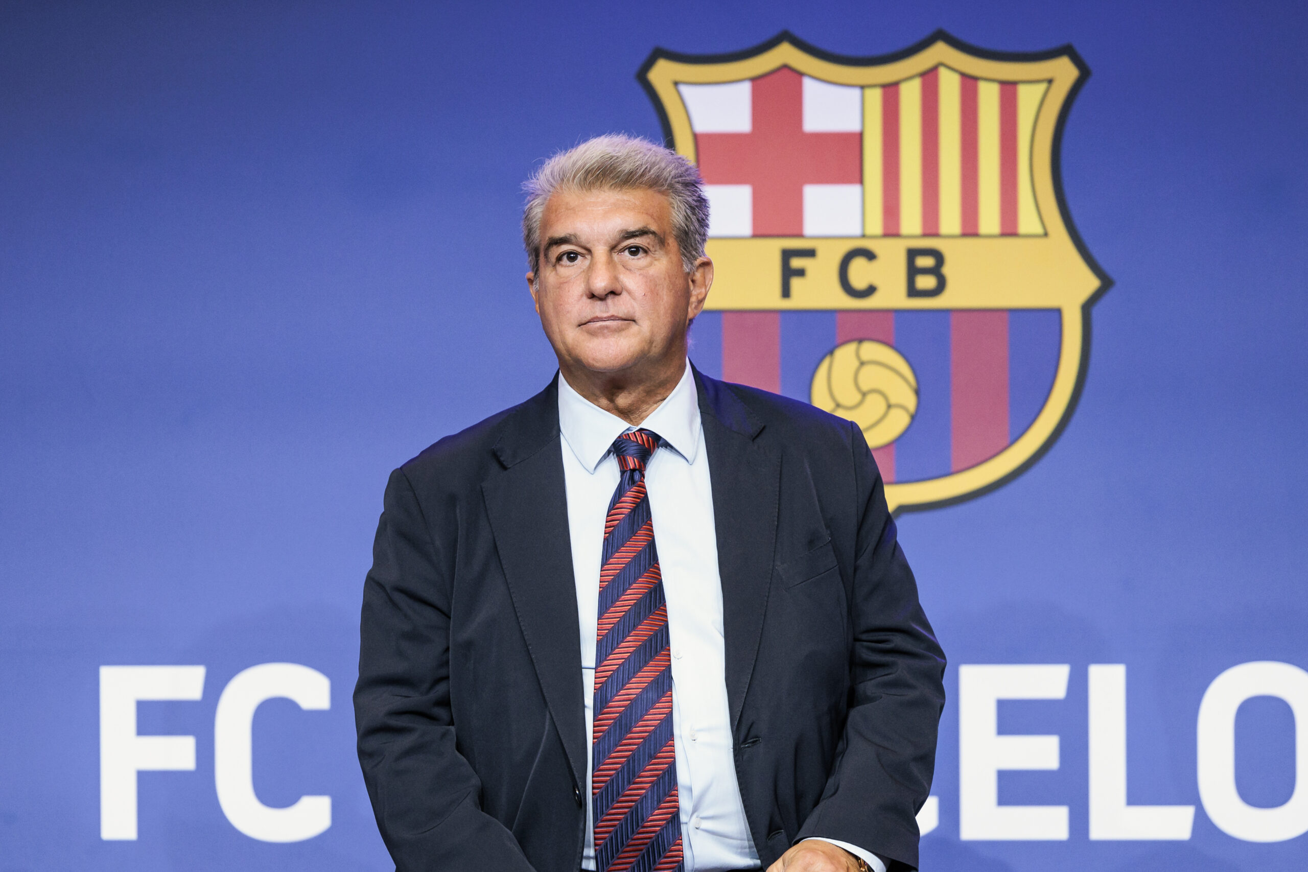 Joan Laporta, President of FC Barcelona, attends his press conference to report on the club&#039;s situation at Auditori 1899 on September 03, 2024 in Barcelona, Spain. Photo Javier Borrego / SpainDPPI / DPPI (Photo by /Sipa USA)
2024.09.03 Barcelona
pilka nozna , liga hiszpanska
Joan Laporta - konferencja prasowa dotyczaca sytuacji FC Barcelona
Foto Javier Borrego/DPPI/IPA Sport 2/ipa-agency.net/SIPA USA/PressFocus

!!! POLAND ONLY !!!