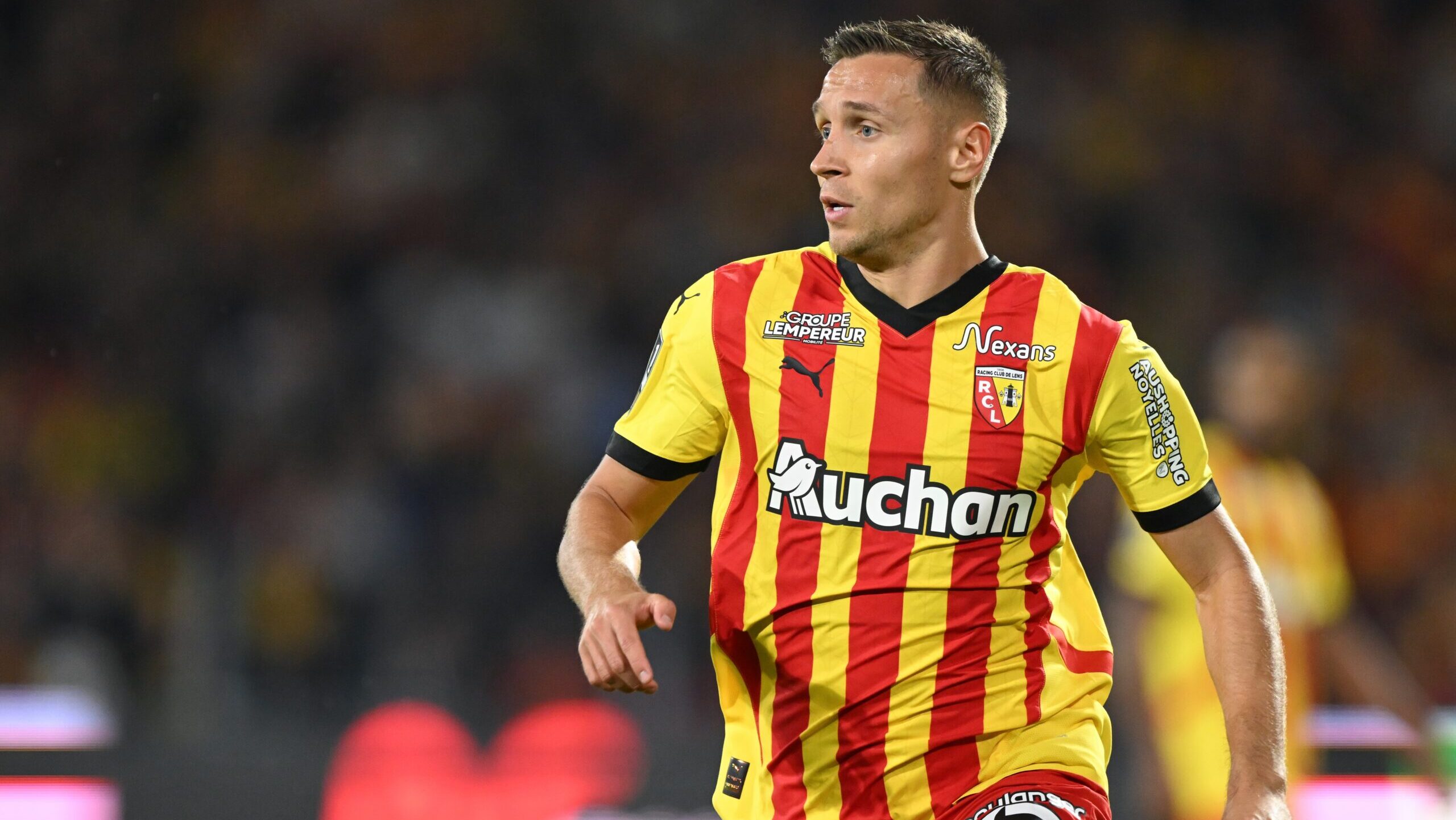 9/15/2024 - LENS - Przemyslaw Frankowski of RC Lens during the French Ligue 1 match between RC Lens and Olympique Lyon at Stade Bollaert Delelis on Sept. 15, 2024 in Lens, France. ANP | Hollandse Hoogte | GERRIT VAN KEULEN /ANP/Sipa USA
2024.09.15 Lens
pilka nozna Liga Francuska
RC Lens - Olympique Lyon
Foto ANP/SIPA USA/PressFocus

!!! POLAND ONLY !!!