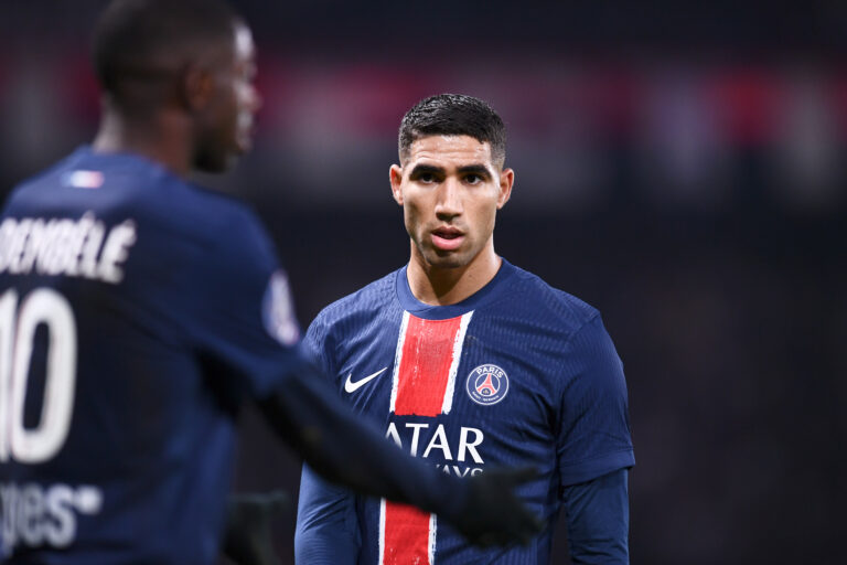 02 Achraf HAKIMI (psg) during the Ligue 1 MCDonald&#039;s match between Paris and Lens at Parc des Princes on November 2, 2024 in Paris, France. (Photo by Philippe Lecoeur/FEP/Icon Sport/Sipa USA)
2024.11.02 Paris
pilka nozna liga francuska
Paris Saint-Germain - RC Lens
Foto Icon Sport/SIPA USA/PressFocus

!!! POLAND ONLY !!!