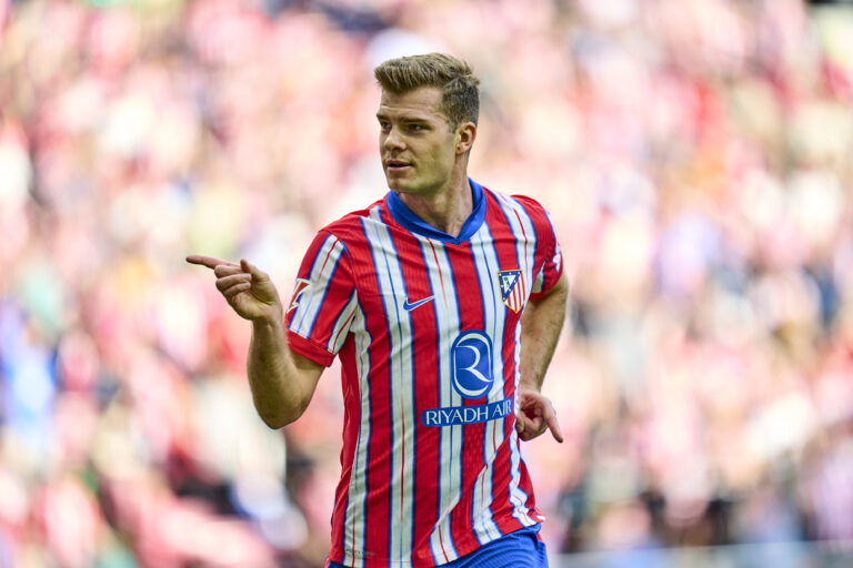 Alexander Sorloth of Atletico de Madrid celebrates after scoring the 2-0 during the La Liga EA Sports match between Atletico de Madrid and UD Las Palmas played at Riyadh Air Metropolitano Stadium on November 3, 2024 in Madrid, Spain. (Photo by Cesar Cebolla / PRESSINPHOTO)
2024.11.03 Madryt
pilka nozna liga hiszpanska
Atletico Madryt - UD Las Palmas
Foto Cesar Cebolla/PRESSINPHOTO/SIPA USA/PressFocus

!!! POLAND ONLY !!!