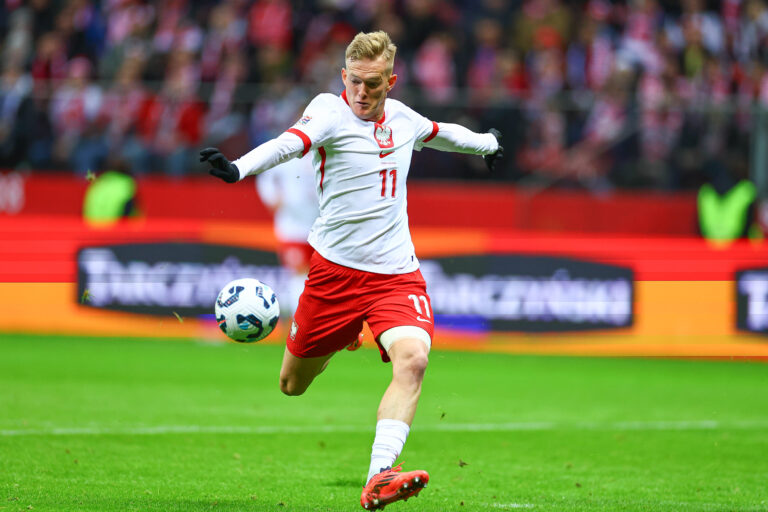 2024.11.18 Warszawa
pilka nozna UEFA Liga Narodow
Polska - Szkocja
N/z Karol Swiderski
Foto Pawel Andrachiewicz / PressFocus

2024.11.18 Warsaw
Football - UEFA Nations League
Poland - Scotland
Karol Swiderski
Credit: Pawel Andrachiewicz / PressFocus