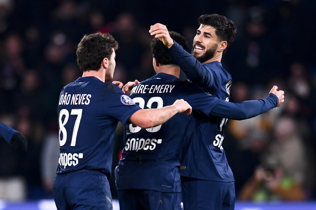 11 Marco ASENSIO (psg) during the Ligue 1 McDonald&#039;s match between PSG and Toulouse at Parc des Princes on November 22, 2024 in Paris, France. (Photo by Philippe Lecoeur/FEP/Icon Sport/Sipa USA)
2024.11.22 Paryz
pilka nozna liga francuska
Paris Saint-Germain - Toulouse FC
Foto Philippe Lecoeur/FEP/Icon Sport/SIPA USA/PressFocus

!!! POLAND ONLY !!!