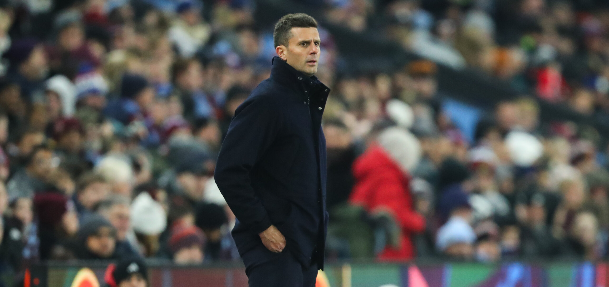 Thiago Motta manager of Juventus during the UEFA Champions League,League Phase MD5 match Aston Villa vs Juventus at Villa Park, Birmingham, United Kingdom, 27th November 2024

(Photo by Gareth Evans/News Images) in Birmingham, United Kingdom on 11/27/2024. (Photo by Gareth Evans/News Images/Sipa USA)
2024.11.27 Birmingham
pilka nozna liga mistrzow
Aston Villa - Juventus Turyn
Foto Gareth Evans/News Images/SIPA USA/PressFocus

!!! POLAND ONLY !!!