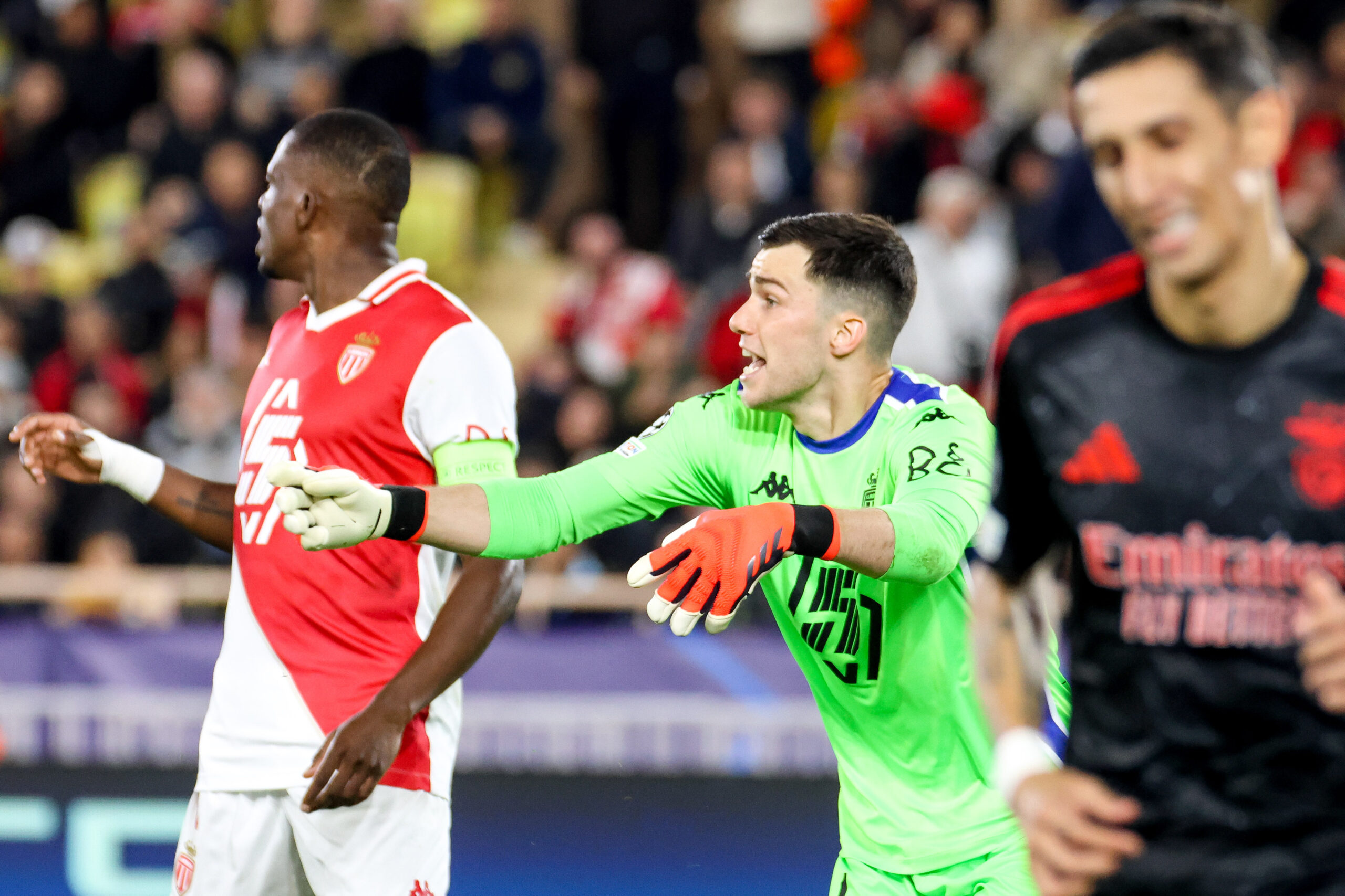 Radoslaw Majecki (#1 - AS Monaco)  during  Monaco vs Benfica, UEFA Champions League football match in Monaco, Principality of Monaco, November 27 2024 (Photo by Nicola Mastronardi/IPA Sport / i/IPA/Sipa USA)
2024.11.27 Monako
pilka nozna liga mistrzow
AS Monaco - Benfica Lizbona
Foto Nicola Mastronardi/IPA Sport/ipa-agency.net/SIPA USA/PressFocus

!!! POLAND ONLY !!!