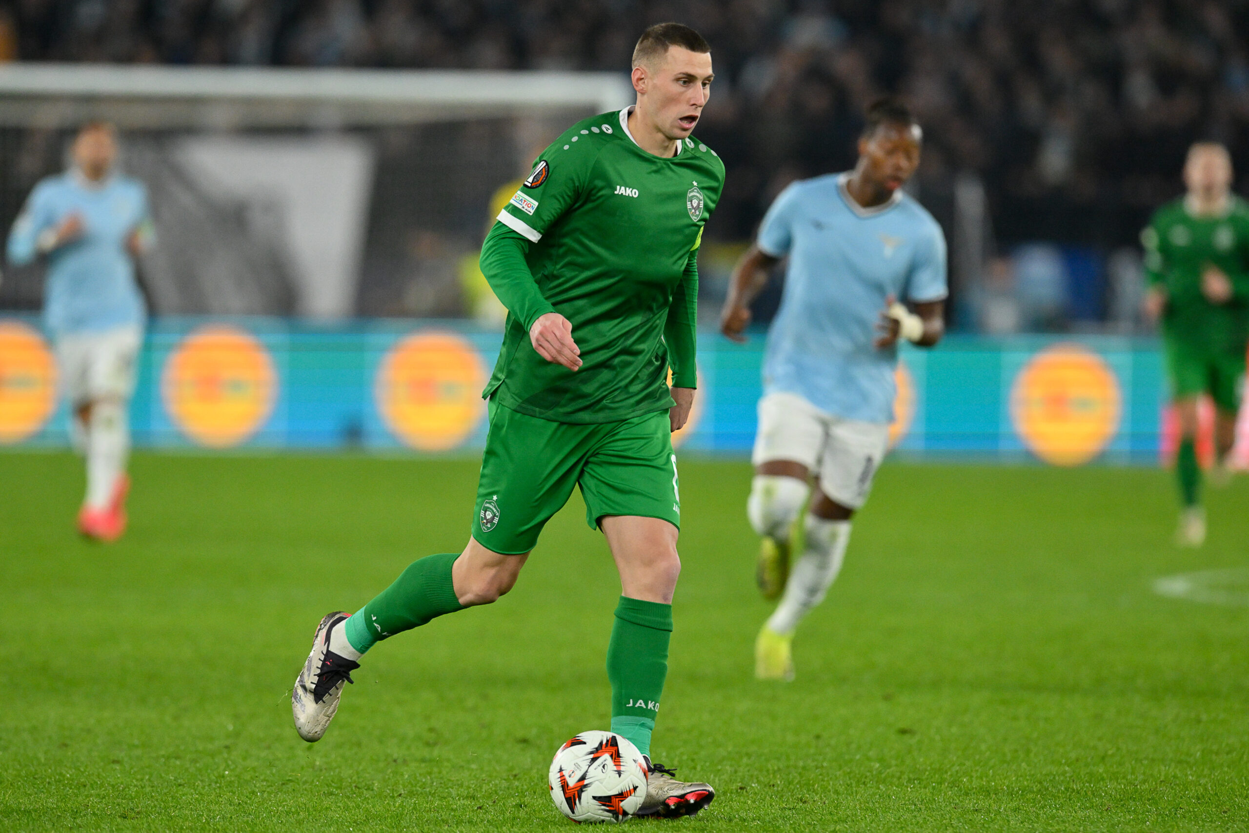 Olimpico Stadium, Rome, Italy - Jakub Piotrowski of Ludogorets during Uefa Europa League, League phase, Matchday 5 Football Match,  Lazio vs Ludogorets, 28 Nov 2024 
(Photo by Roberto Ramaccia/Sipa USA)
2024.11.28 Rzym
pilka nozna Liga Europy
SS Lazio Rzym - Ludogorec Razgrad
Foto Roberto Ramaccia/SIPA USA/PressFocus

!!! POLAND ONLY !!!