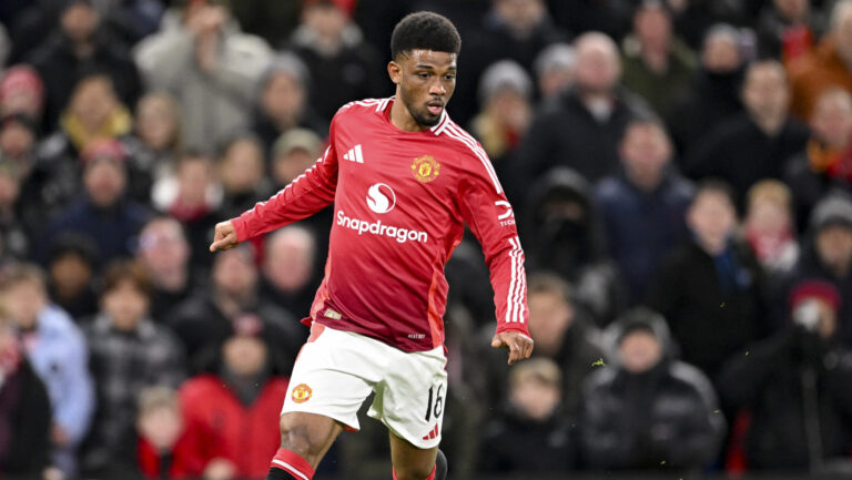 Old Trafford MANCHESTER, ENGLAND - NOVEMBER 28: Amad Diallo of Manchester United runs with the ball during the UEFA Europa League 2024/25 League Phase MD5 match between Manchester United and FK Bodo/Glimt at Old Trafford on November 28, 2024 in Manchester, England.  (Richard Callis / SPP) (Photo by Richard Callis / SPP/Sipa USA)
2024.11.28 Manchester
pilka nozna liga Europy
Manchester United - FK Bodo/Glimt
Foto Richard Callis/SPP/SIPA USA/PressFocus

!!! POLAND ONLY !!!