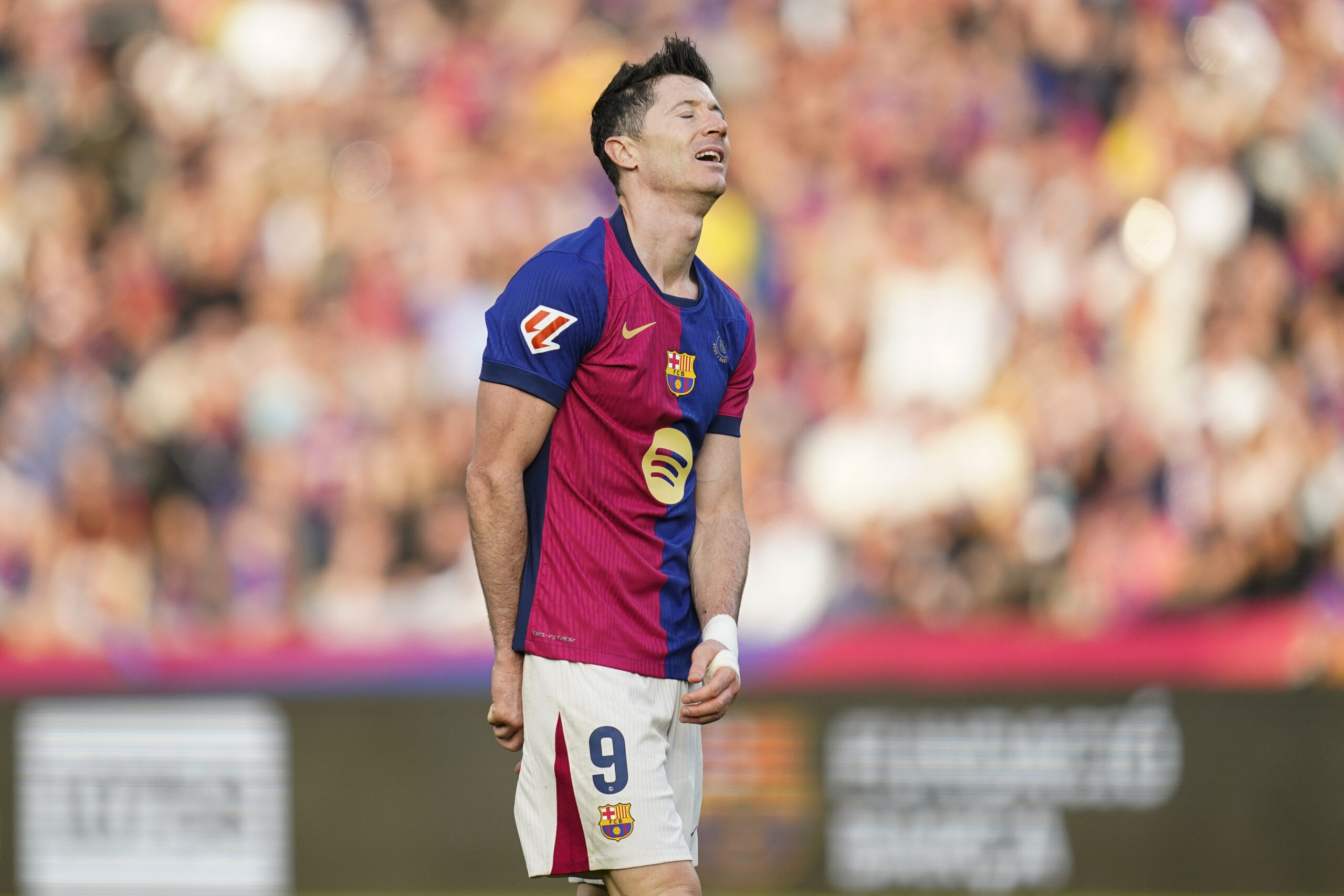 Robert Lewandowski of FC Barcelona during the La Liga EA Sports match between FC Barcelona and Las Palmas played at Lluis Companys Stadium on November 30, 2024 in Barcelona, Spain. (Photo by Sergio Ruiz / Imago)  (Photo by pressinphoto/Sipa USA)
2024.11.30 Barcelona
pilka nozna liga hiszpanska
FC Barcelona - UD Las Palmas
Foto Sergio Ruiz/Imago/PRESSINPHOTO/SIPA USA/PressFocus

!!! POLAND ONLY !!!