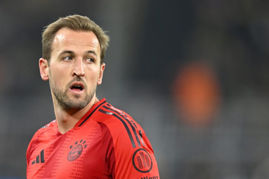 11/30/2024 - DORTMUND - Harry Kane of FC Bayern Munchen during the Bundesliga match between Borussia Dortmund and FC Bayern Munchen at Signal Iduna Park on Nov. 30, 2024 in Dortmund, Germany. ANP | Hollandse Hoogte | GERRIT VAN KEULEN /ANP/Sipa USA
2024.11.30 Dortmund
pilka nozna liga niemiecka
Borussia Dortmund - Bayern Monachium
Foto ANP/SIPA USA/PressFocus

!!! POLAND ONLY !!!