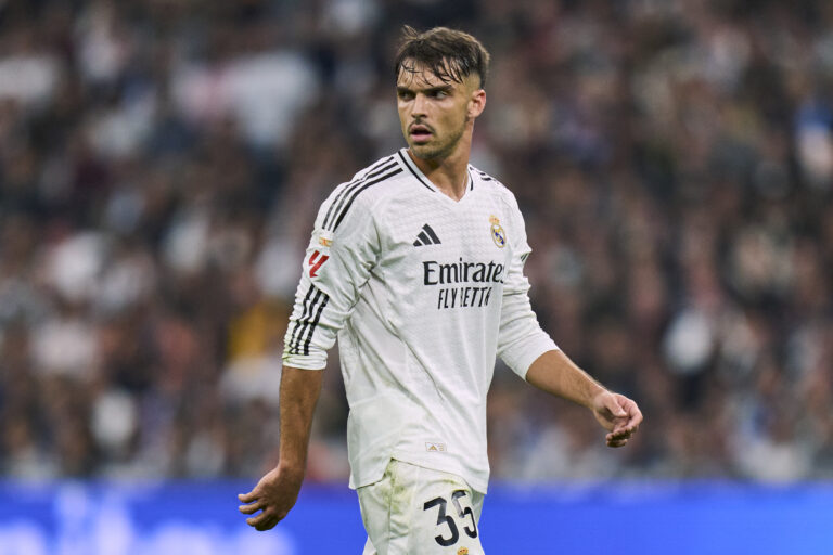 Raul Asencio of Real Madrid CF during the La Liga EA Sports match between Real Madrid CF and Getafe CF played at Santiago Bernabeu Stadium on December 01, 2024 in Madrid, Spain. (Photo by Cesar Cebolla / PRESSINPHOTO)
2024.12.01 Madryt
pilka nozna liga hiszpanska
Real Madryt - Getafe CF
Foto Cesar Cebolla/PRESSINPHOTO/SIPA USA/PressFocus

!!! POLAND ONLY !!!