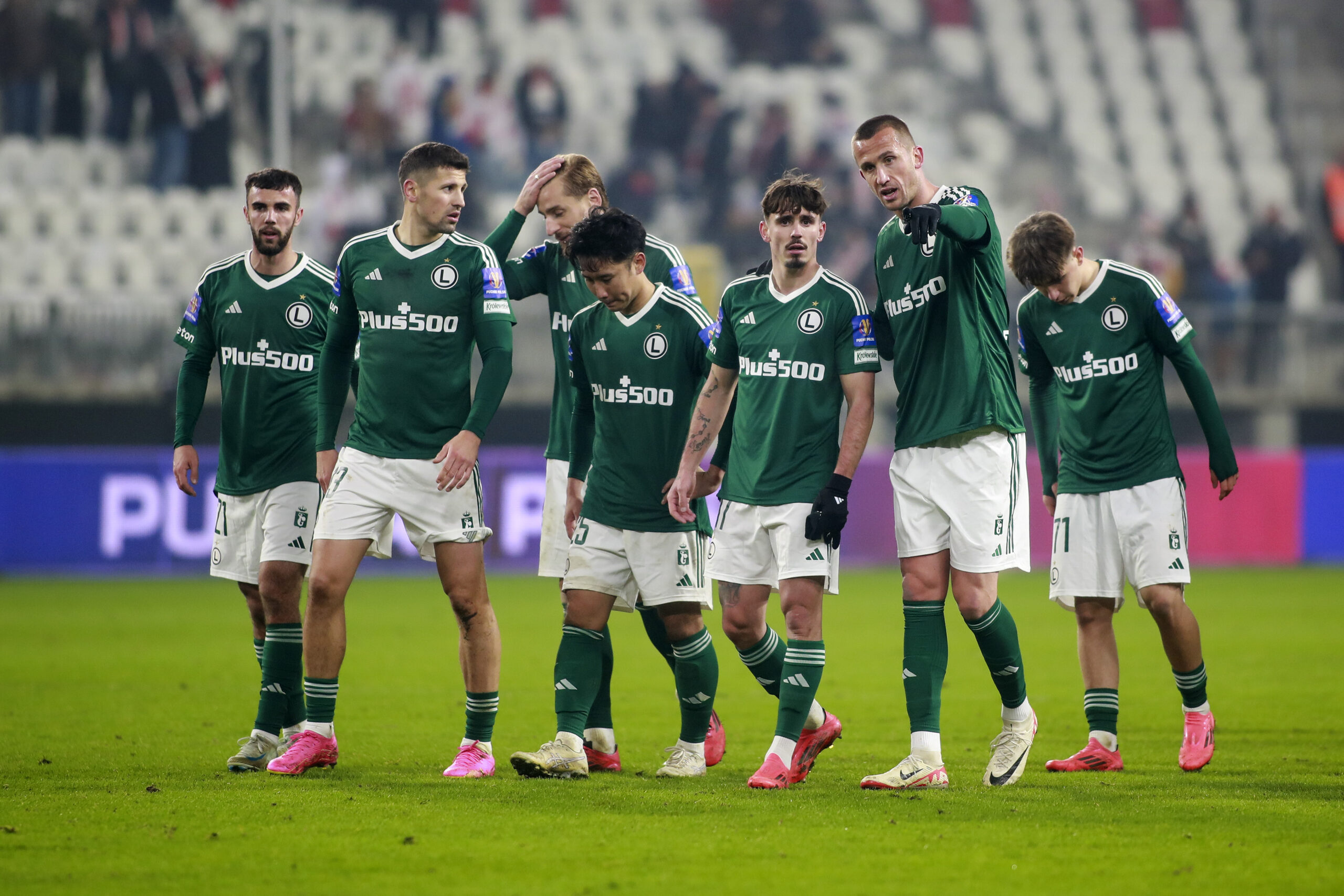 2024.12.05 Lodz Stadion Miejski
pilka nozna 1/8 finalu Pucharu Polski 2024/2025 Puchar Polski 
LKS Lodz - Legia Warszawa
N/z Pawel Wszolek Ryoya Morishita Jurgen Celhaka Tomas Pekhart
Foto Artur Kraszewski / PressFocus 

2024.12.05 Lodz
Football - Polish Cup season 2024/2025 
LKS Lodz - Legia Warszawa
Pawel Wszolek Ryoya Morishita Jurgen Celhaka Tomas Pekhart
Credit: Artur Kraszewski / PressFocus