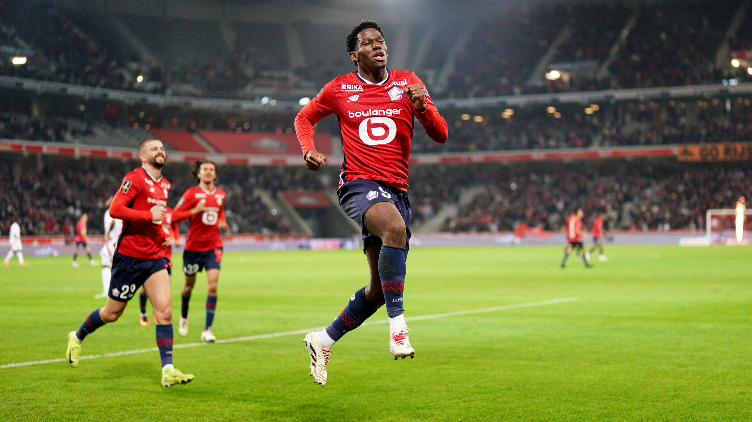 09 Jonathan Christian DAVID (losc) during the Ligue 1 McDonald&#039;s match between Lille and Brest at Stade Pierre-Mauroy on December 6, 2024 in Lille, France. (Photo by Dave Winter/FEP/Icon Sport/Sipa USA)
2024.12.06 Lille
pilka nozna liga francuska
Lille OSC - Stade Brestois 29
Foto Dave Winter/FEP/Icon Sport/SIPA USA/PressFocus

!!! POLAND ONLY !!!