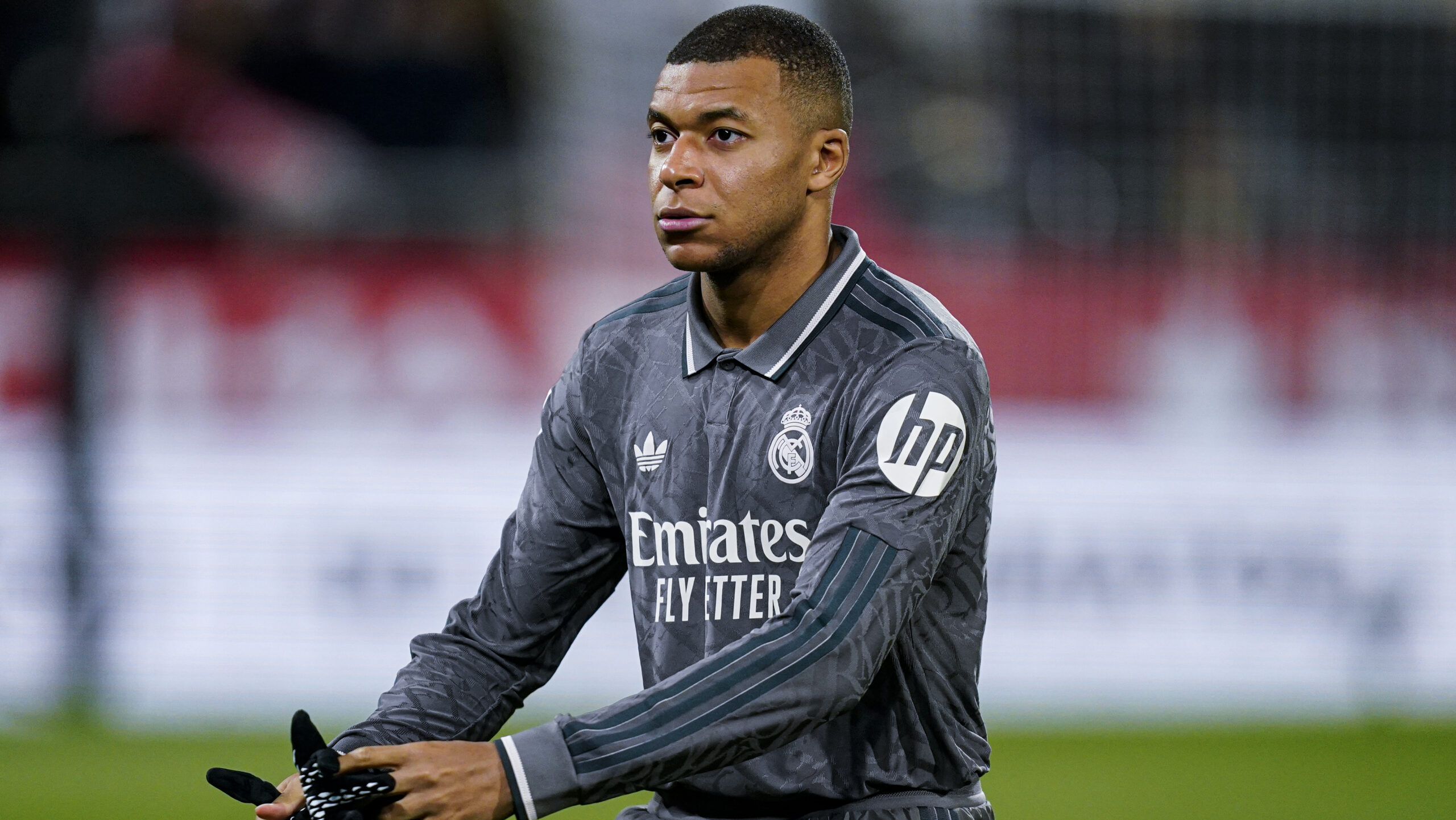 Kylian Mbappe of Real Madrid during the La Liga EA Sports match between Girona FC and Real Madrid played at Montilivi Stadium on December 7, 2024 in Girona, Spain. (Photo by Sergio Ruiz / PRESSINPHOTO)
2024.12.07 Girona
pilka nozna liga hiszpanska
Girona FC - Real Madryt
Foto Sergio Ruiz/PRESSINPHOTO/SIPA USA/PressFocus

!!! POLAND ONLY !!!