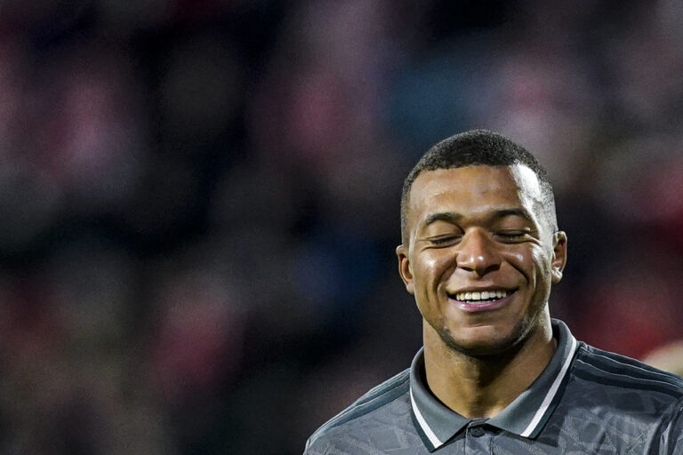 Kylian Mbappe of Real Madrid during the La Liga EA Sports match between Girona FC and Real Madrid played at Montilivi Stadium on December 7, 2024 in Girona, Spain. (Photo by Sergio Ruiz / PRESSINPHOTO)
2024.12.07 Girona
pilka nozna liga hiszpanska
Girona FC - Real Madryt
Foto Sergio Ruiz/PRESSINPHOTO/SIPA USA/PressFocus

!!! POLAND ONLY !!!