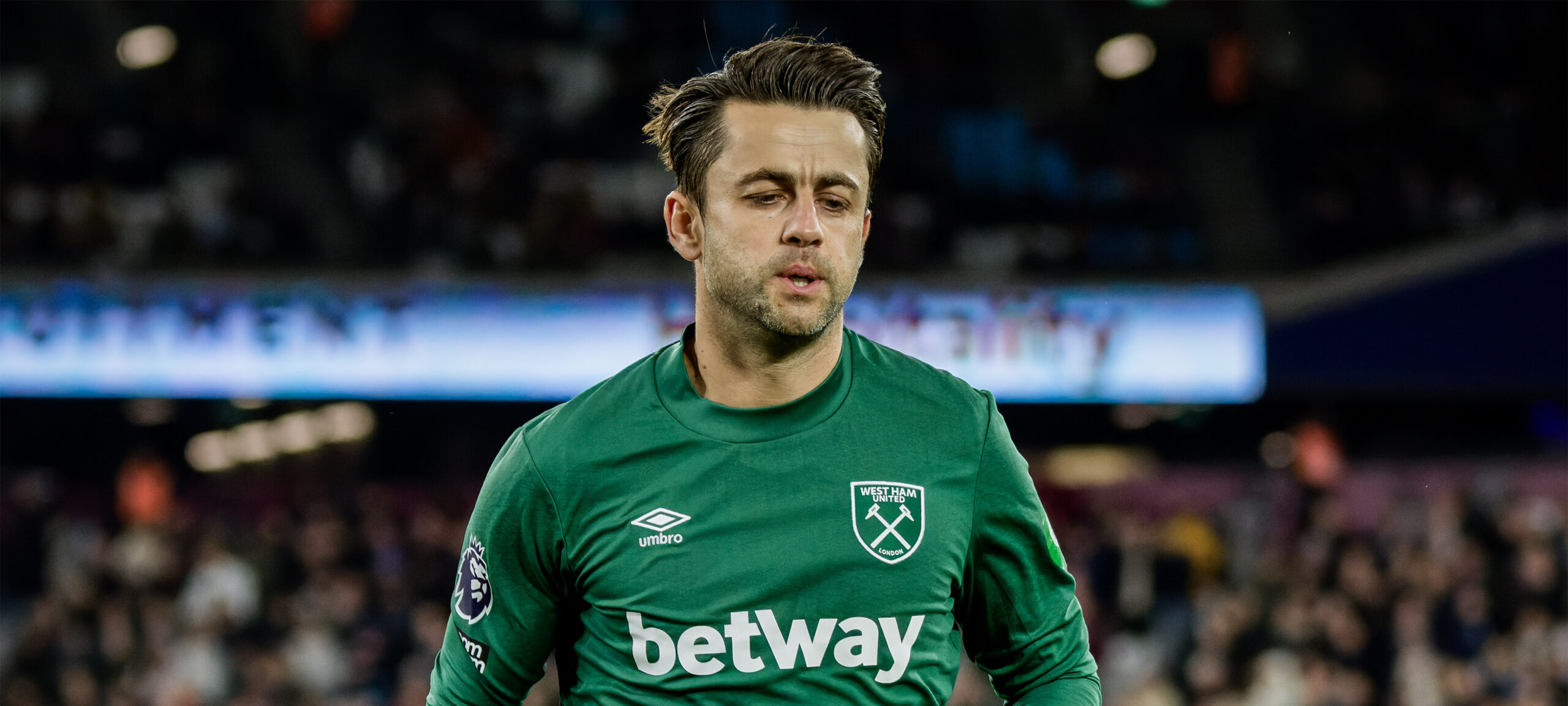 London, England, December 10 2024: Lucasz Fabianski (1 West Ham) during the Premier League game between West Ham and Wolverhampton Wanderers at London Stadium in London, England.  (Pedro Porru/SPP) (Photo by Pedro Porru/SPP/Sipa USA)
2024.12.09 London
pilka nozna liga angielska
West Ham United - Wolverhampton Wanderers
Foto Pedro Porru/SPP/SIPA USA/PressFocus

!!! POLAND ONLY !!!