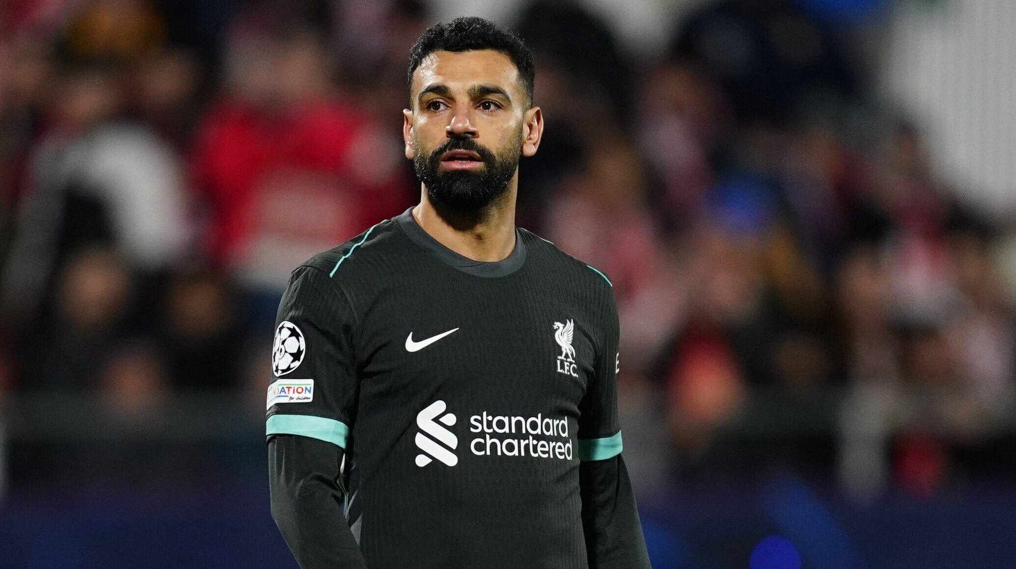 Mohamed Salah of Liverpool FC during the UEFA Champions League match, date 6, between Girona FC and Liverpool FC played at Montilivi Stadium on December 10 2024 in Barcelona Spain. (Photo by Sergio Ruiz / Imago)  (Photo by pressinphoto/Sipa USA)
2024.12.10 Girona
pilka nozna liga mistrzow
Girona FC - Liverpool FC
Foto pressinphoto/SIPA USA/PressFocus

!!! POLAND ONLY !!!