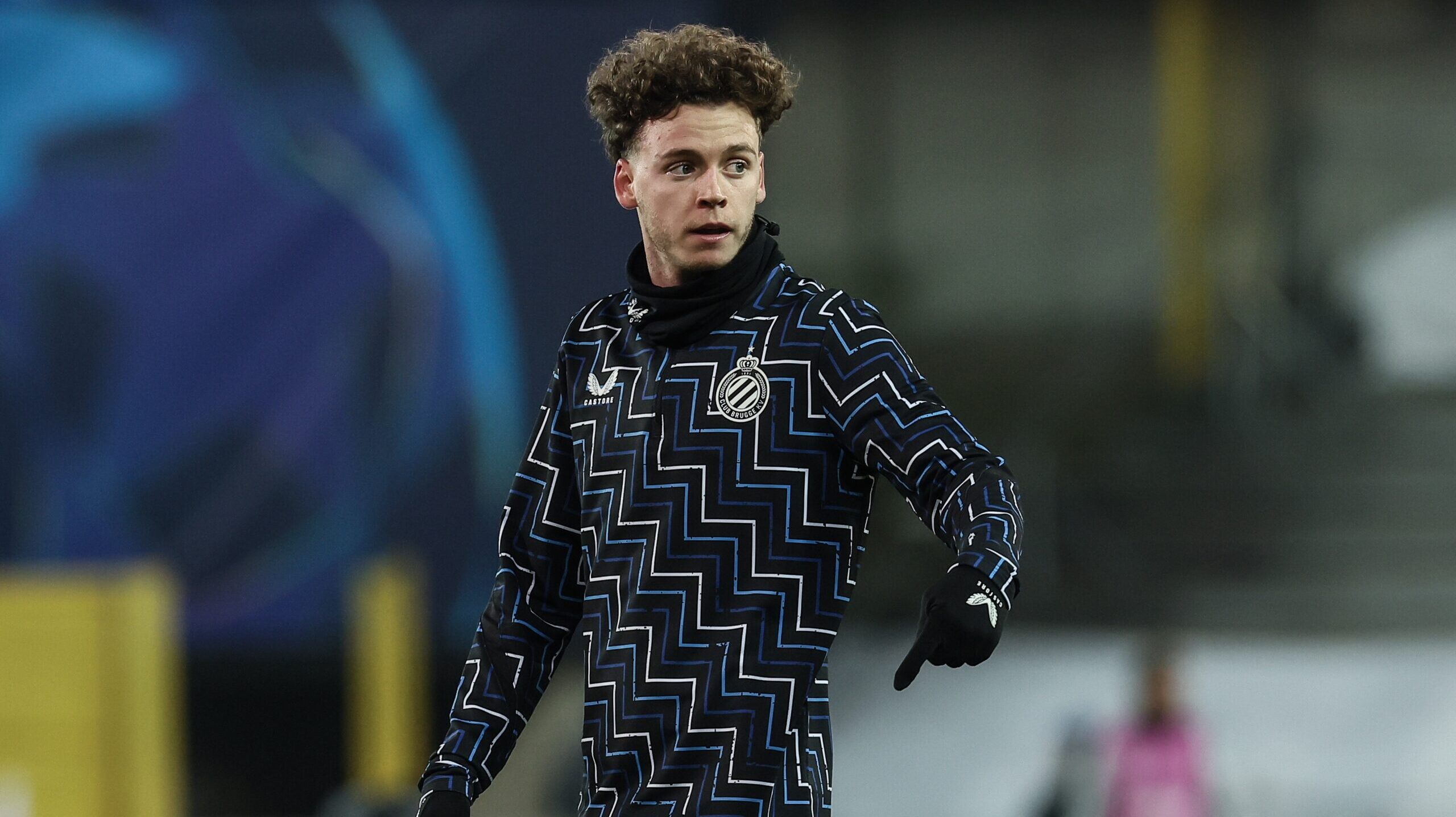 Club&#039;s Maxim De Cuyper pictured in action during the warming-up for a press conference of Belgian Club Brugge KV, Monday 09 December 2024 in Brugge. Tomorrow, they will play against Portuguese club Sporting CP, on the sixth day of the UEFA Champions League league phase. BELGA PHOTO BRUNO FAHY (Photo by BRUNO FAHY/Belga/Sipa USA)
2024.12.10 Brugge
pilka nozna liga mistrzow
Club Brugge KV - Sporting CP
Foto Belga/SIPA USA/PressFocus

!!! POLAND ONLY !!!