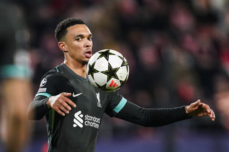 Trent Alexander-Arnold of Liverpool FC during the UEFA Champions League match, date 6, between Girona FC and Liverpool FC played at Montilivi Stadium on December 10 2024 in Barcelona Spain. (Photo by Sergio Ruiz / Imago)  (Photo by pressinphoto/Sipa USA)
2024.12.10 Girona
pilka nozna liga mistrzow
Girona FC - Liverpool FC
Foto pressinphoto/SIPA USA/PressFocus

!!! POLAND ONLY !!!