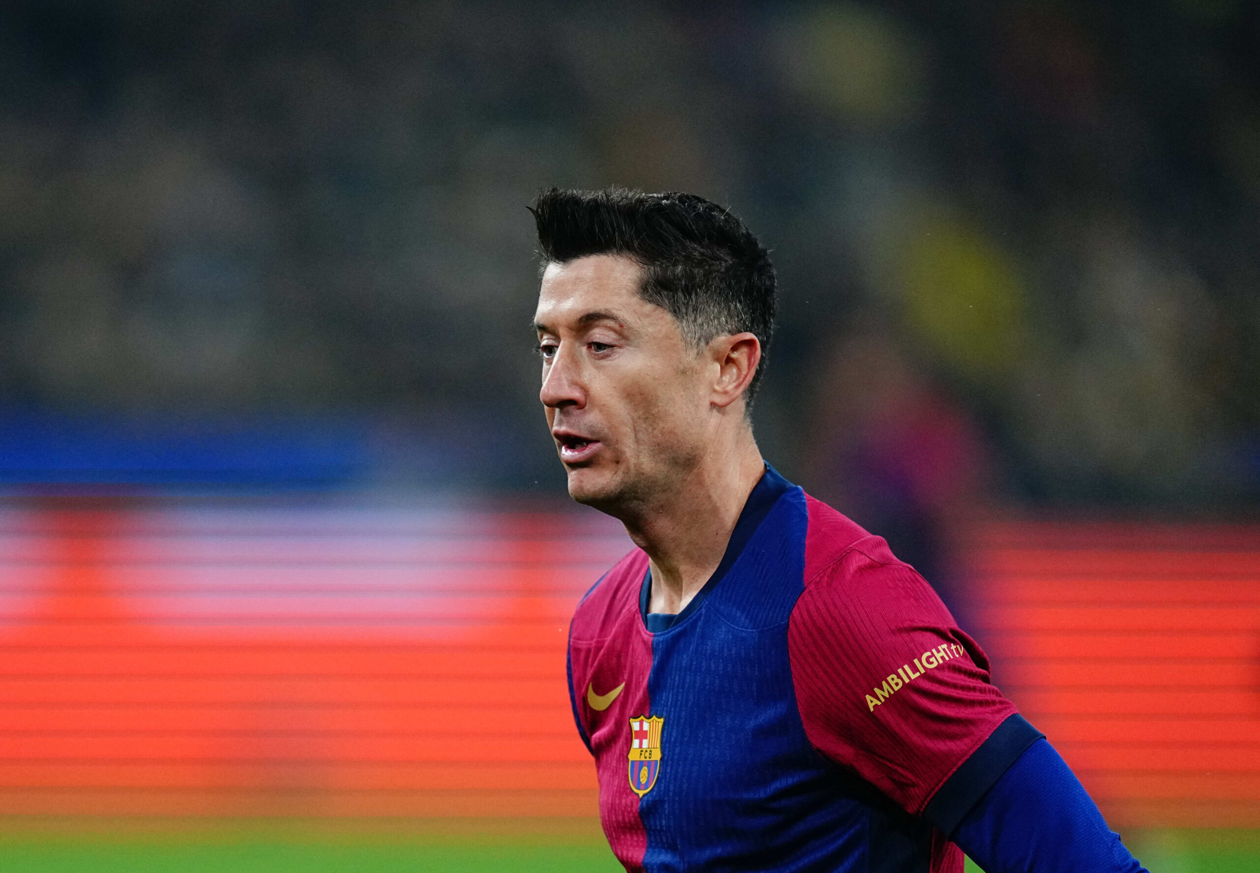 December 11 2024: Robert Lewandowski of FC Barcelona  looks on during a Champions League Round 6 game, BvB Dortmund v FC Barcelona, at Signal Luna Park, Dortmund, Germany. Ulrik Pedersen/CSM/Sipa USA (Credit Image: © Ulrik Pedersen/Cal Sport Media/Sipa USA)
2024.12.11 Dortmund
pilka nozna liga mistrzow
Borussia Dortmund - FC Barcelona
Foto Ulrik Pedersen/Cal Sport Media/SIPA USA/PressFocus

!!! POLAND ONLY !!!