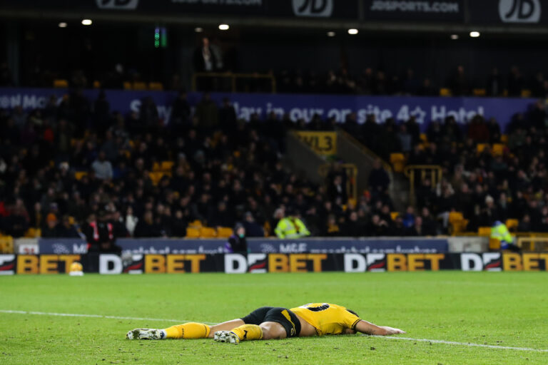 Matheus Cunha of Wolverhampton Wanderers reacts to a missed chance during the Premier League match Wolverhampton Wanderers vs Ipswich Town at Molineux, Wolverhampton, United Kingdom, 14th December 2024

(Photo by Gareth Evans/News Images) in Wolverhampton, United Kingdom on 12/14/2024. (Photo by Gareth Evans/News Images/Sipa USA)
2024.12.14 Wolverhampton
pilka nozna liga angielska
Wolverhampton Wanderers - Ipswich Town
Foto Gareth Evans/News Images/SIPA USA/PressFocus

!!! POLAND ONLY !!!