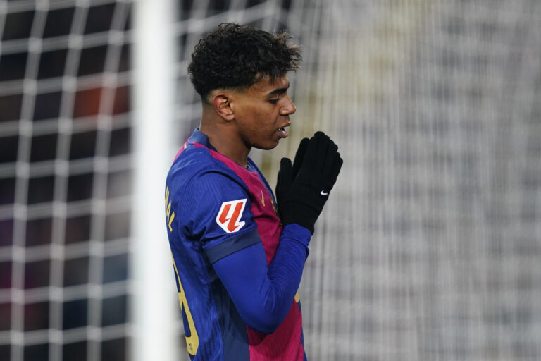 Lamine Yamal of FC Barcelona during the La Liga EA Sports match between FC Barcelona and CD Leganes played at Lluis Companys Stadium on December 15, 2024 in Barcelona, Spain. (Photo by Sergio Ruiz / Imago)  (Photo by pressinphoto/Sipa USA)
2024.12.15 Barcelona
pilka nozna liga hiszpanska
FC Barcelona - CD Leganes
Foto Sergio Ruiz/Imago/PRESSINPHOTO/SIPA USA/PressFocus

!!! POLAND ONLY !!!