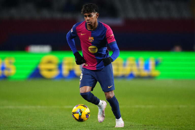 Lamine Yamal of FC Barcelona during the La Liga EA Sports match between FC Barcelona and CD Leganes played at Lluis Companys Stadium on December 15, 2024 in Barcelona, Spain. (Photo by Bagu Blanco / Pressinphoto)
2024.12.16 Barcelona
pilka nozna liga hiszpanska
FC Barcelona - CD Leganes
Foto Bagu Blanco/PRESSINPHOTO/SIPA USA/PressFocus

!!! POLAND ONLY !!!