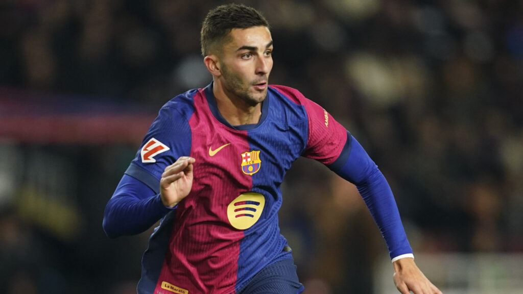 Ferran Torres of FC Barcelona during the La Liga EA Sports match between FC Barcelona and CD Leganes played at Lluis Companys Stadium on December 15, 2024 in Barcelona, Spain. (Photo by Sergio Ruiz / Imago)  (Photo by pressinphoto/Sipa USA)
2024.12.15 Barcelona
pilka nozna liga hiszpanska
FC Barcelona - CD Leganes
Foto Sergio Ruiz/Imago/PRESSINPHOTO/SIPA USA/PressFocus

!!! POLAND ONLY !!!