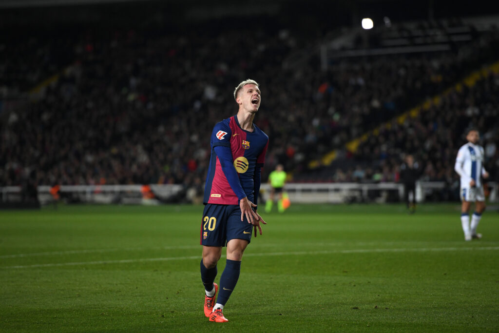 FC Barcelona, Barca v CD LEGANES. OLIMPIC STADIUM LLUIS COMPANYS. MONTJUIC,BARCELONA. DECEMBER 15,2024 FC BARCELONA vs CD LEGANES. December 15,2024 Dani Olmo 20 of FC Barcelona reacts during the match between FC Barcelona and CD Leganes corresponding to the seventeen day of La Liga EA Sports at Olimpic Stadium Lluis Companys of Montjuic in Barcelona, Spain. Barcelona ESP Copyright: xS.xRosx
2024.12.15 Barcelona
pilka nozna liga hiszpanska
FC Barcelona - CD Leganes
Foto IMAGO/PressFocus

!!! POLAND ONLY !!!