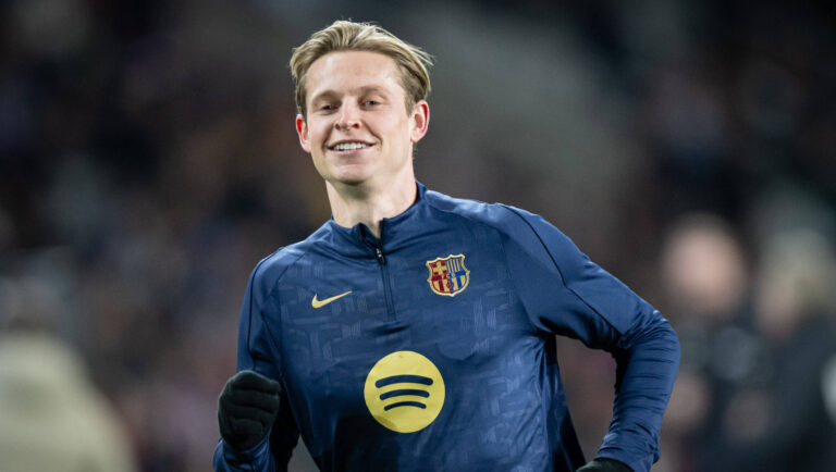 Frankie De Jong FC Barcelona, Barca smiles during a La Liga EA Sports match between FC Barcelona and Atletico de Madrid at Estadi Olimpic Lluis Companys in Barcelona, Barcelona, Spain, on December 21 2024. Photo by Felipe Mondino PUBLICATIONxNOTxINxITA Copyright: xFelipexMondino/IPAxSportx/xipa-agency.netx/xx IPA_52555738 IPA_Agency_IPA52555738
2024.12.21 Barcelona
pilka nozna liga hiszpanska
LaLiga sezon 2024/2025
Foto IMAGO/PressFocus

!!! POLAND ONLY !!!