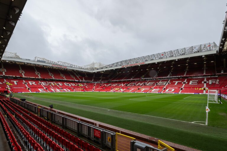 A general view of Old Trafford, Home of Manchester United, during the Premier League match Manchester United vs Bournemouth at Old Trafford, Manchester, United Kingdom, 22nd December 2024

(Photo by Craig Thomas/News Images) in ,  on 12/22/2024. (Photo by Craig Thomas/News Images/Sipa USA)
2024.12.22 
pilka nozna liga angielska
Manchester United - Bournemouth
Foto Craig Thomas/News Images/SIPA USA/PressFocus

!!! POLAND ONLY !!!